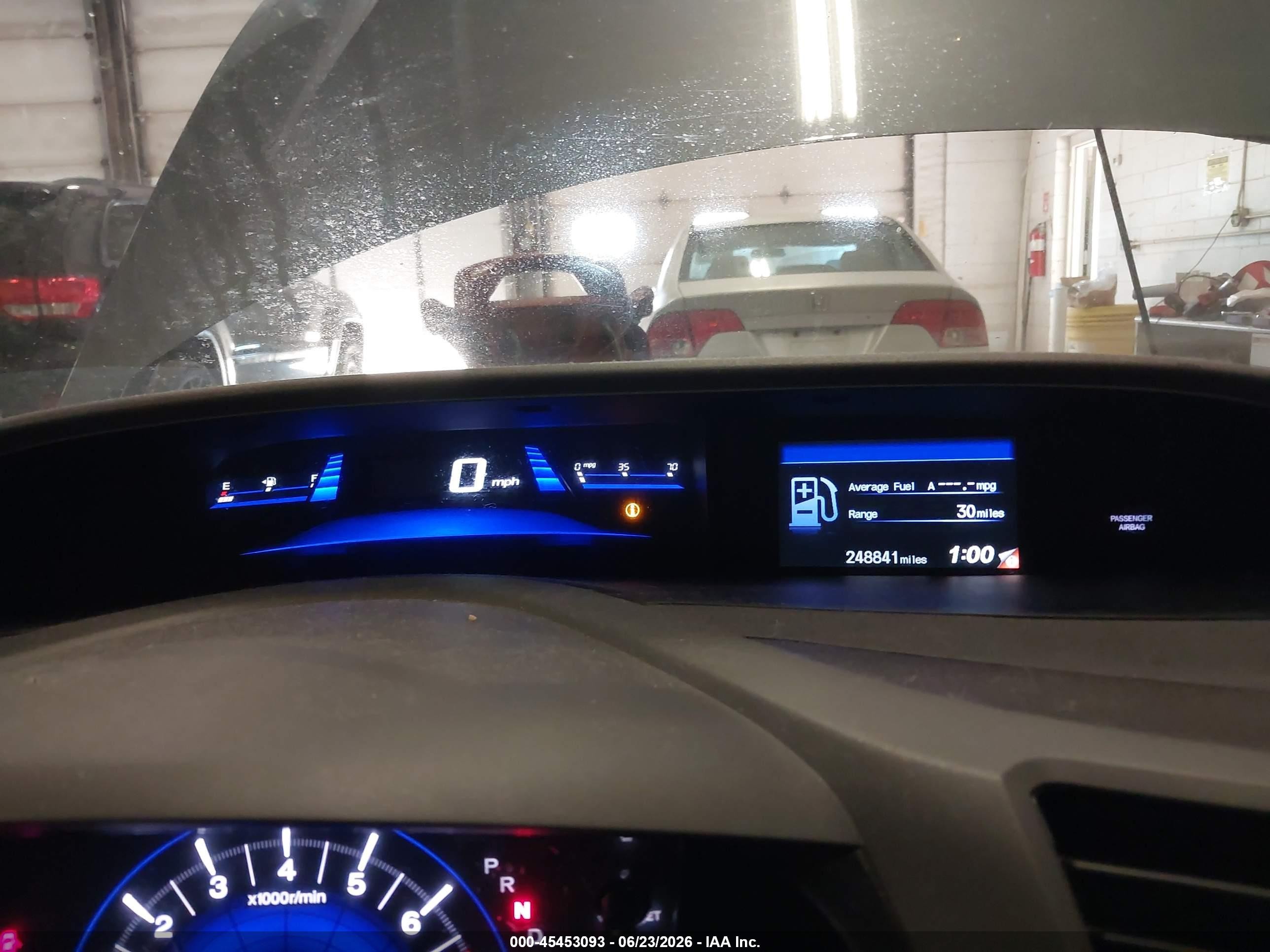 2012 Honda Civic Lx Gray vin: 19XFB2F51CE098258