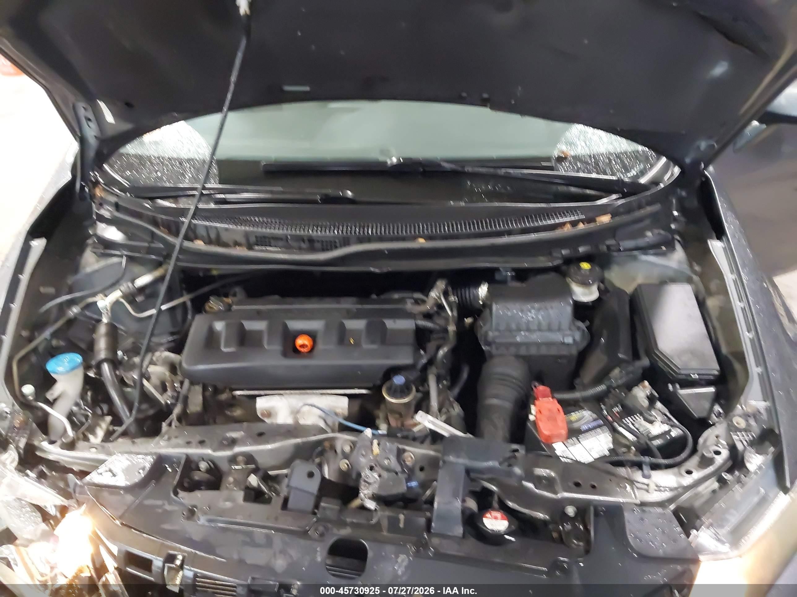 2012 Honda Civic Lx Gray vin: 19XFB2F51CE100929