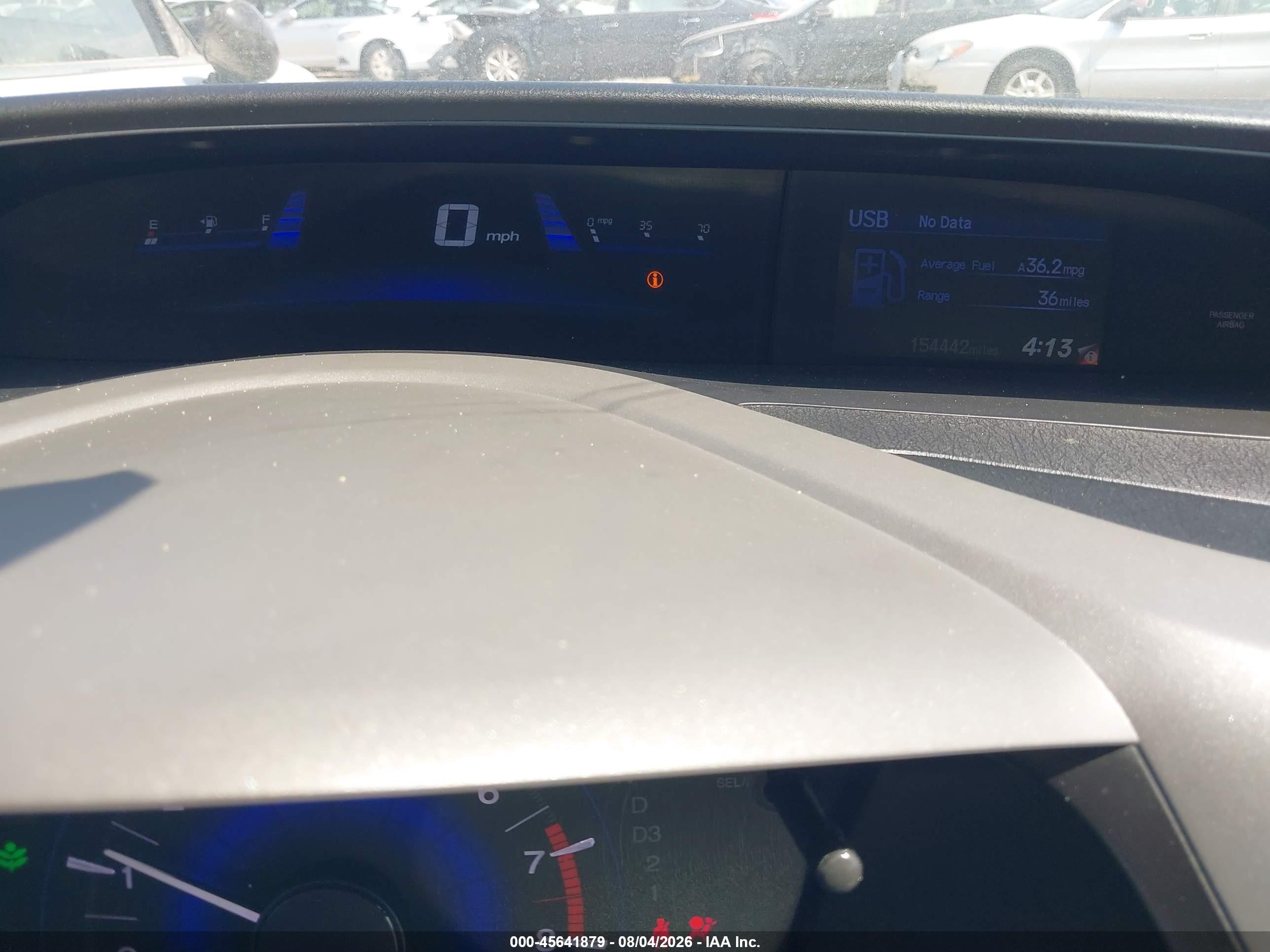 2012 Honda Civic Lx Gray vin: 19XFB2F51CE103703