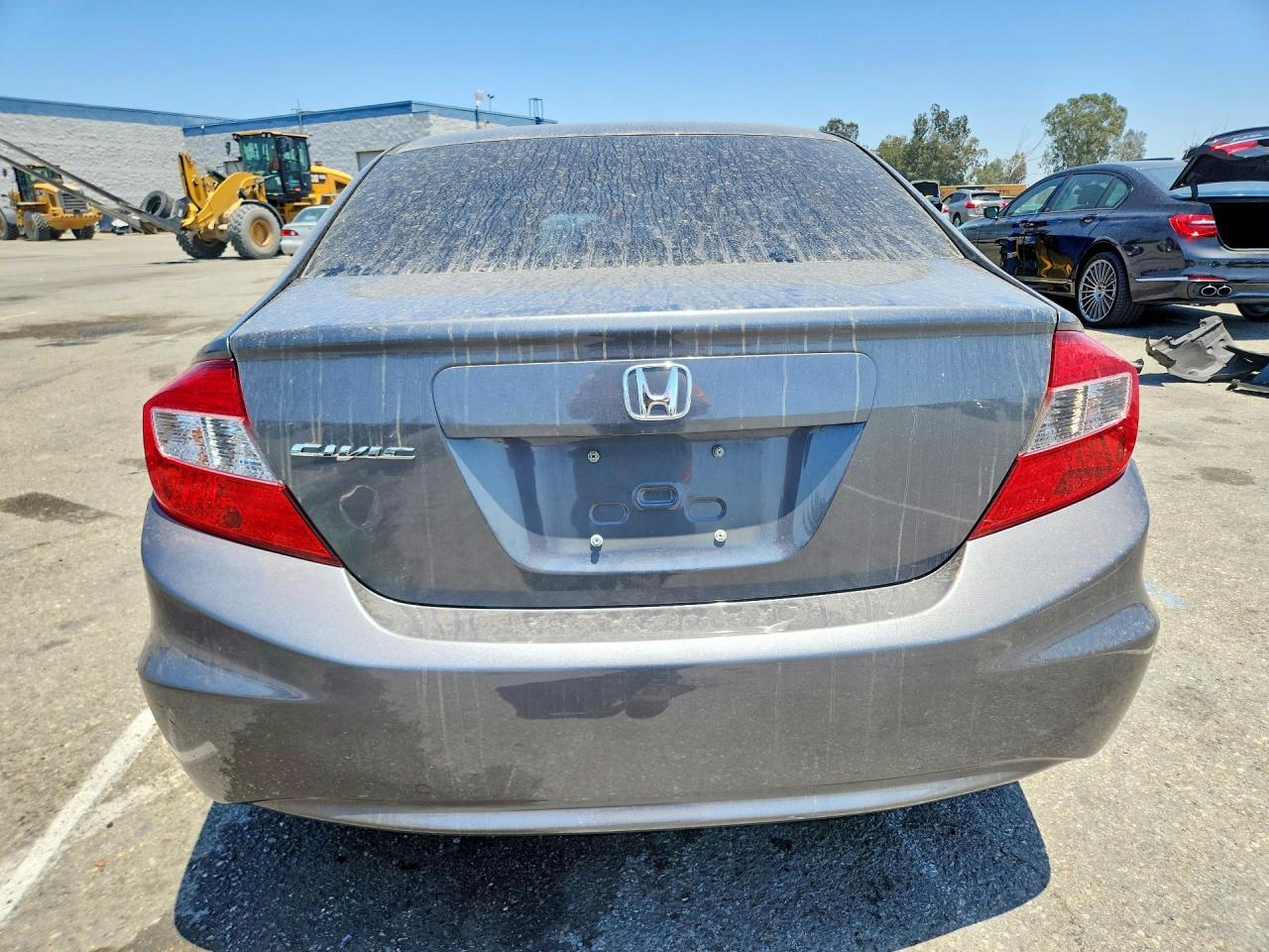 2012 Honda Civic Lx Серый vin: 19XFB2F51CE106262