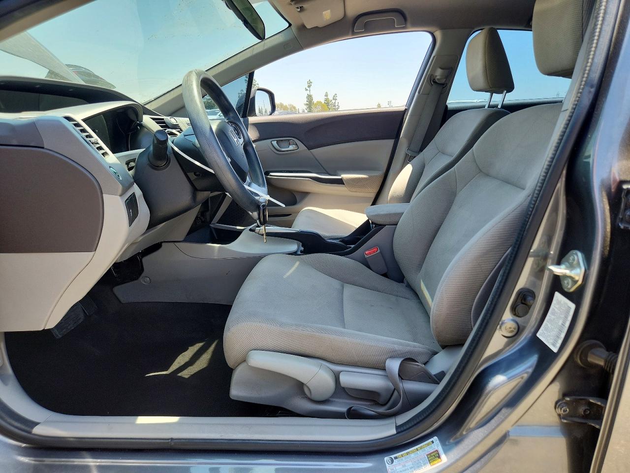 2012 Honda Civic Lx Серый vin: 19XFB2F51CE106262