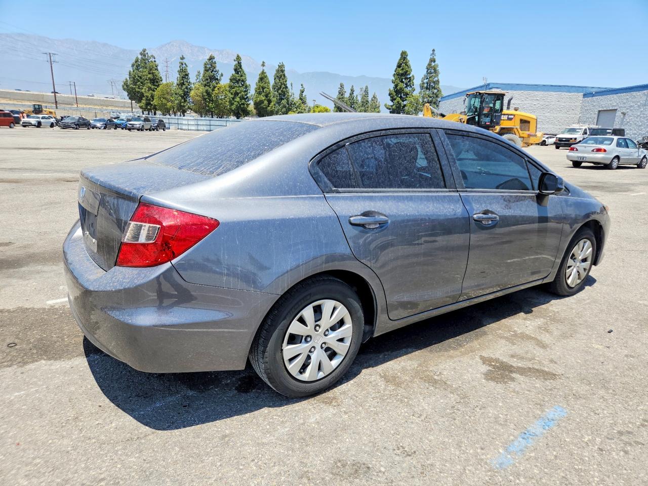 2012 Honda Civic Lx Серый vin: 19XFB2F51CE106262