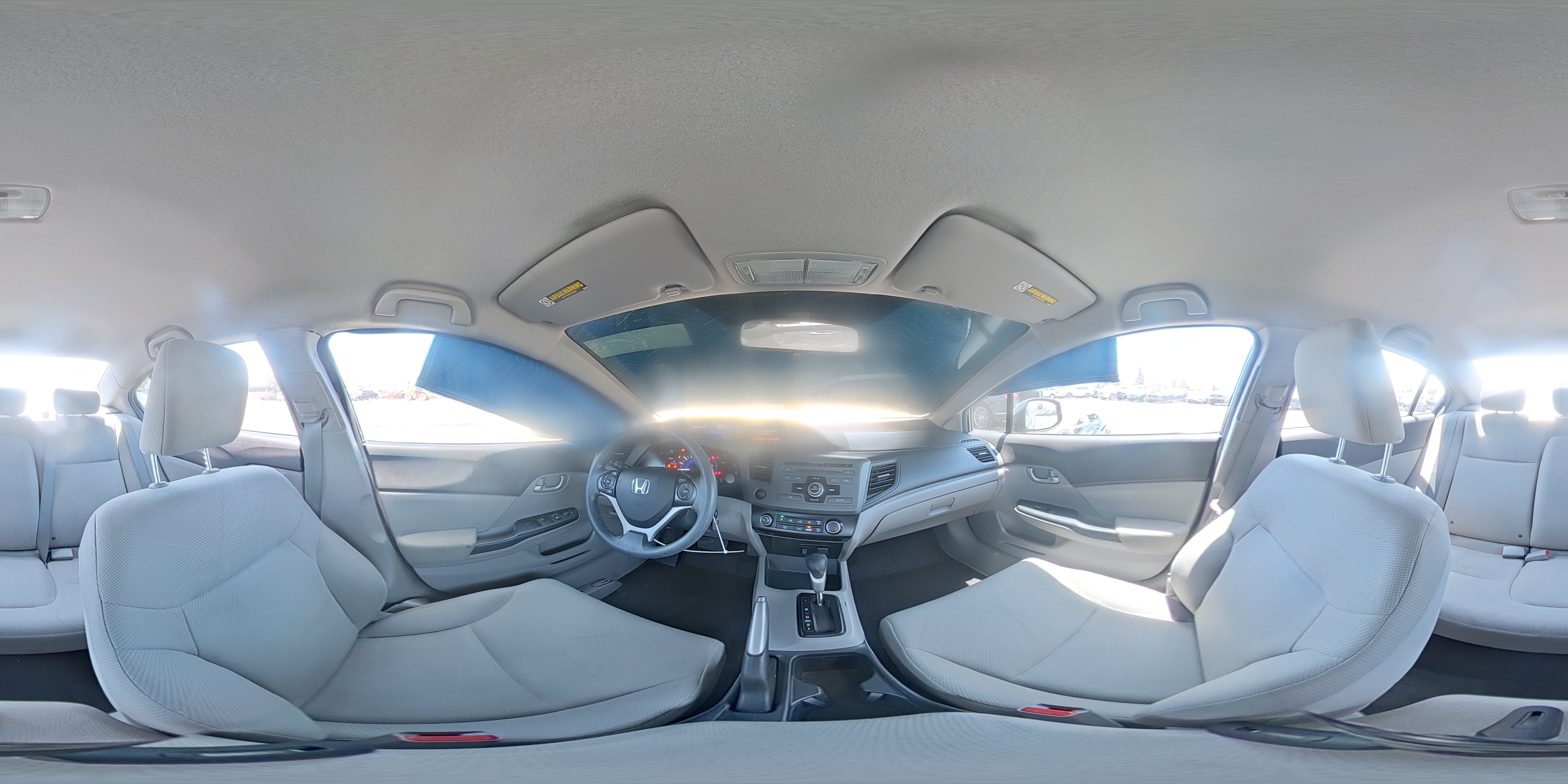 2012 Honda Civic Lx Серый vin: 19XFB2F51CE106262