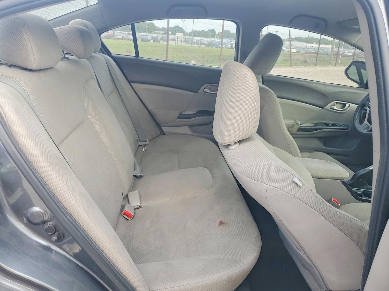 2012 Honda Civic Lx Gray vin: 19XFB2F51CE109355