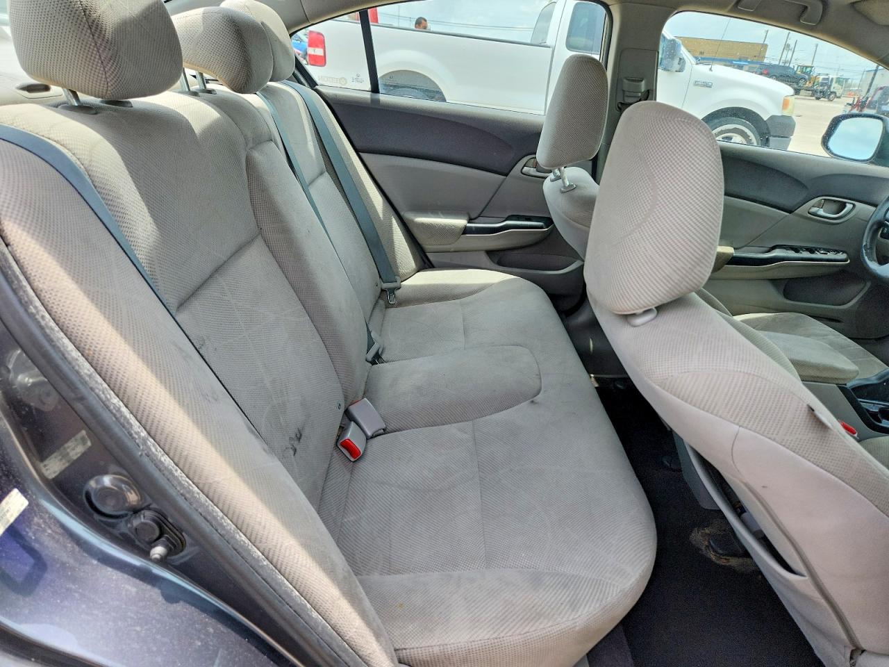 2012 Honda Civic Lx Gray vin: 19XFB2F51CE312987