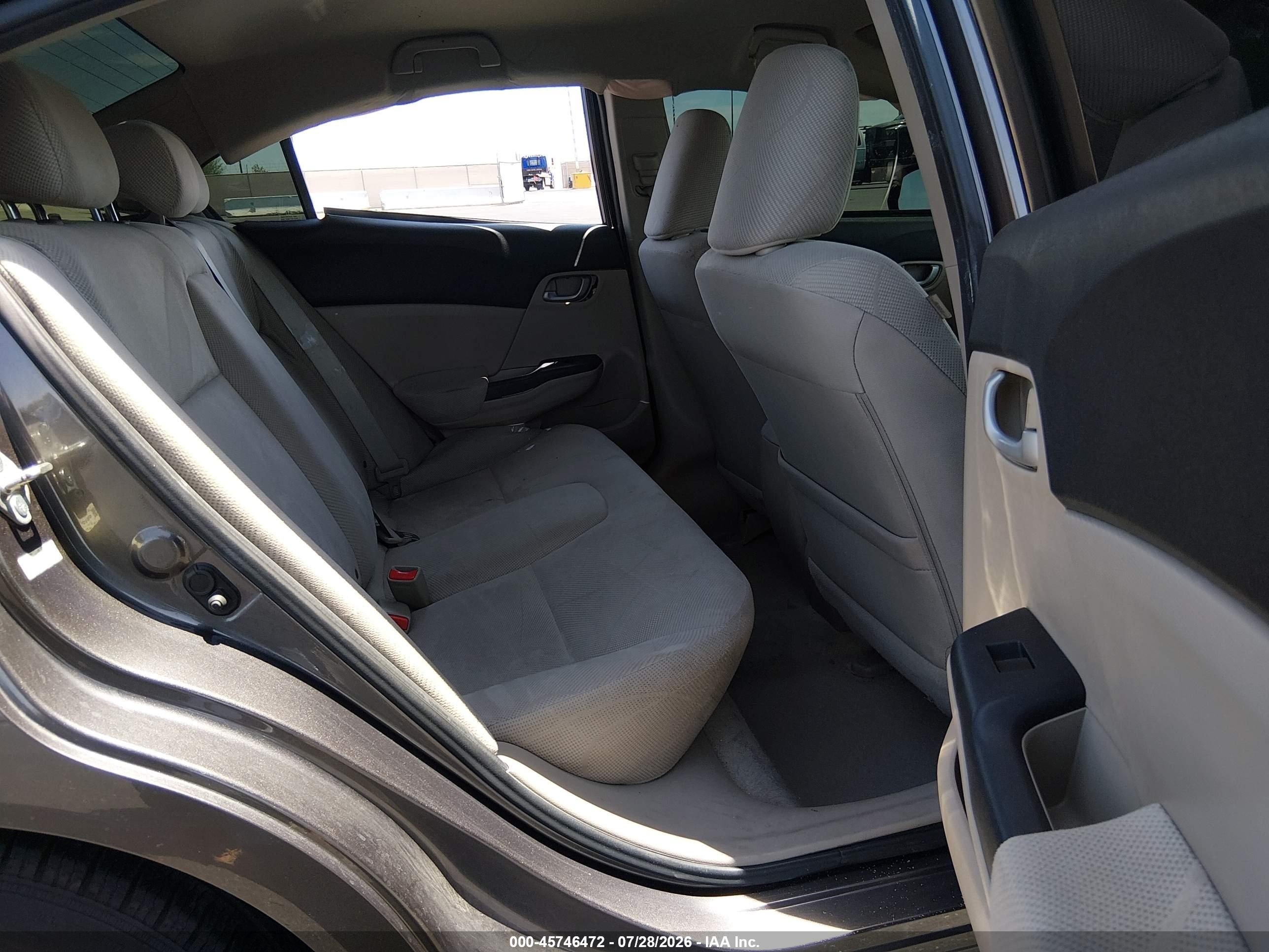 2012 Honda Civic Lx Black vin: 19XFB2F51CE322564