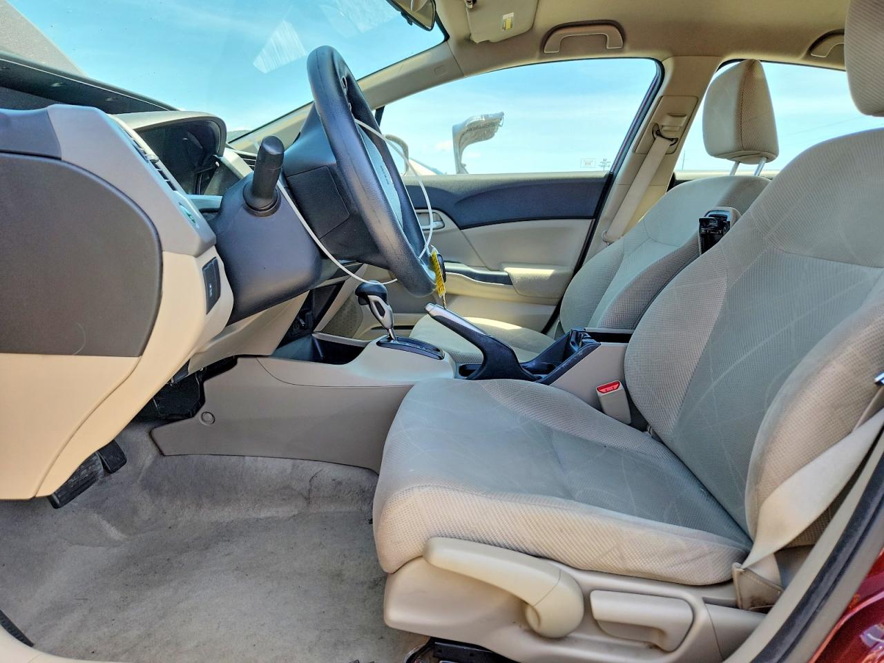 2012 Honda Civic Lx Burgundy vin: 19XFB2F51CE322824