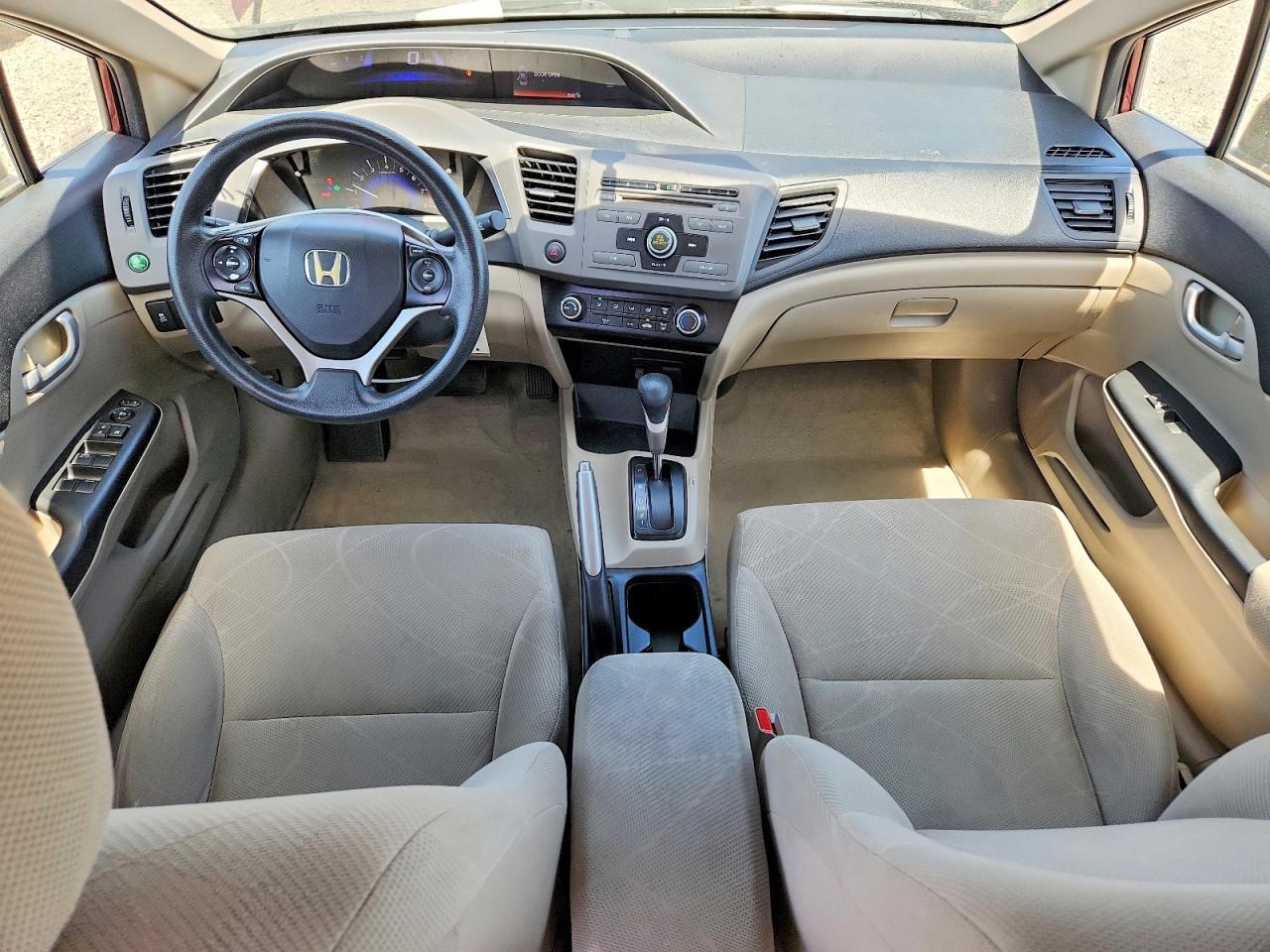 2012 Honda Civic Lx Burgundy vin: 19XFB2F51CE322824