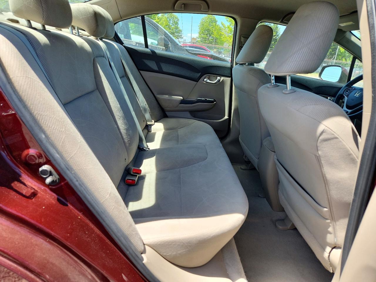 2012 Honda Civic Lx Burgundy vin: 19XFB2F51CE322824