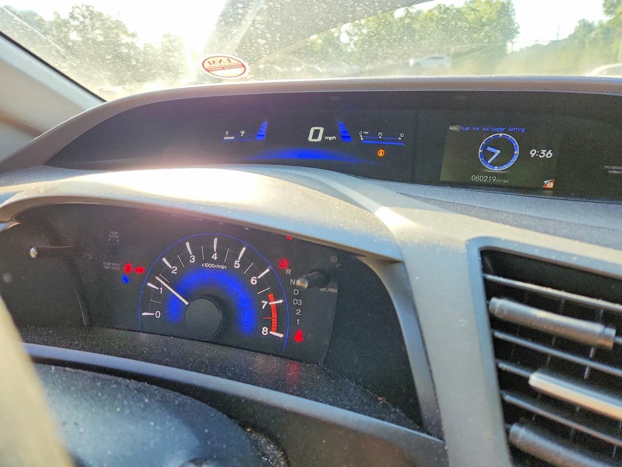 2012 Honda Civic Lx Gray vin: 19XFB2F51CE343138