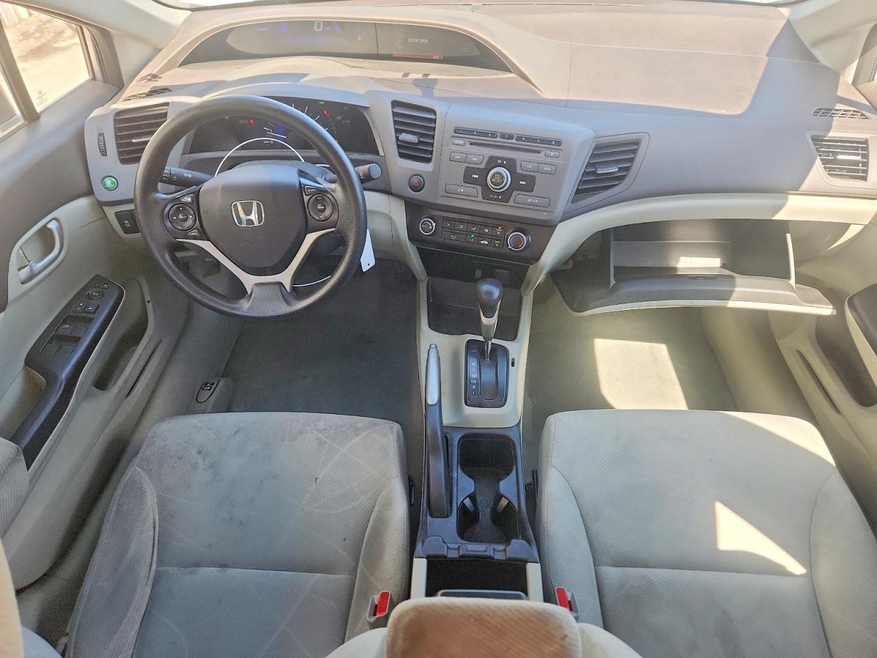 2012 Honda Civic Lx Silver vin: 19XFB2F51CE352406