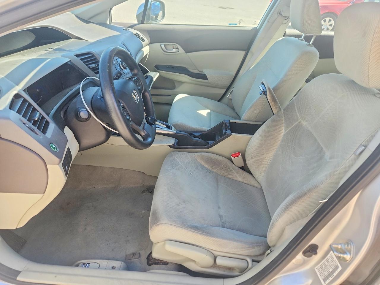 2012 Honda Civic Lx Silver vin: 19XFB2F51CE352406