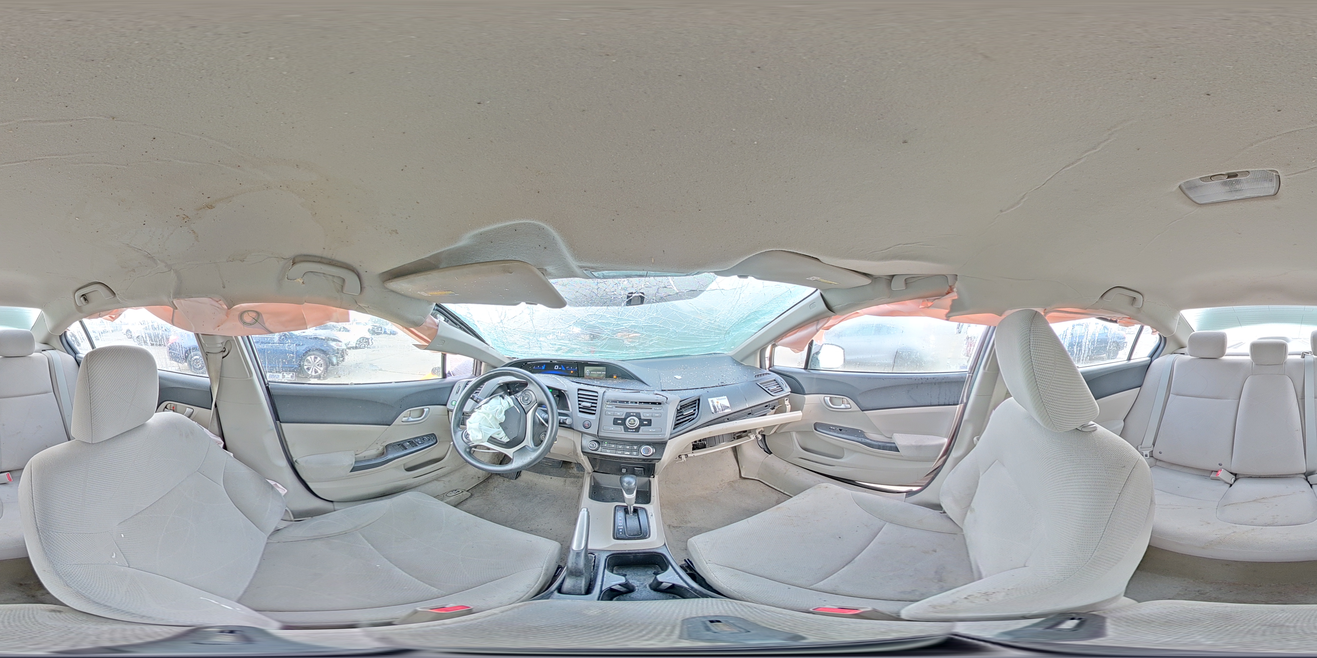 2012 Honda Civic Lx Gray vin: 19XFB2F51CE361316