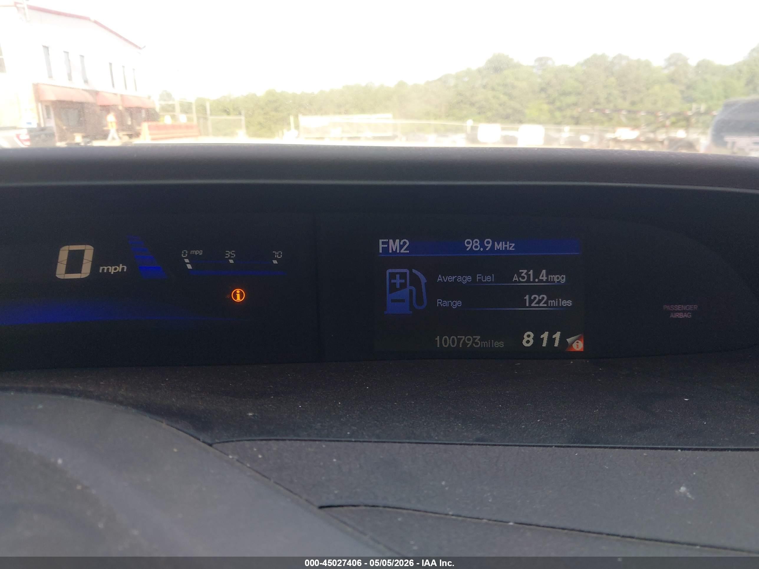 2012 Honda Civic Lx Blue vin: 19XFB2F51CE362899