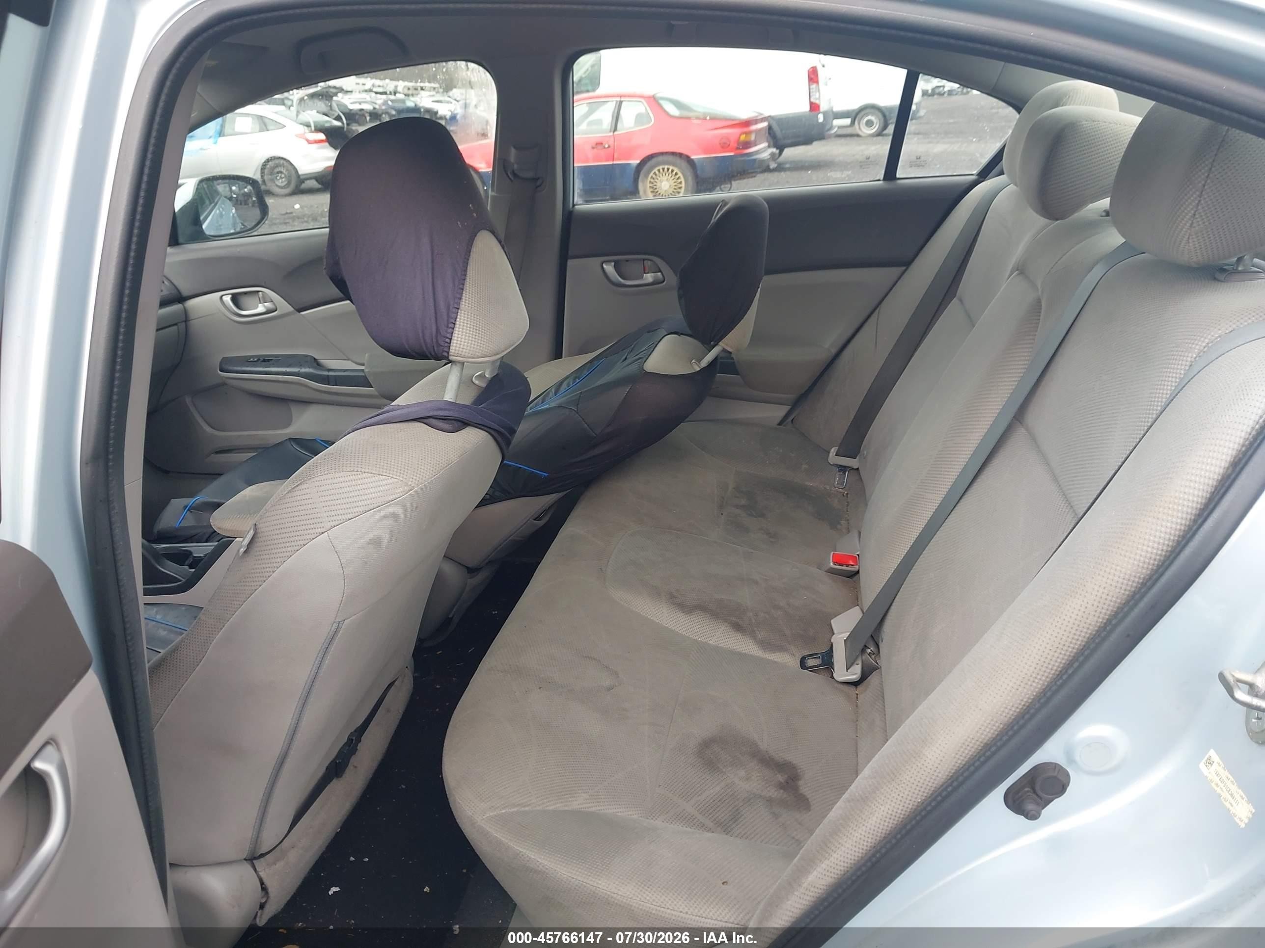 2012 Honda Civic Lx Light Blue vin: 19XFB2F51CE369111