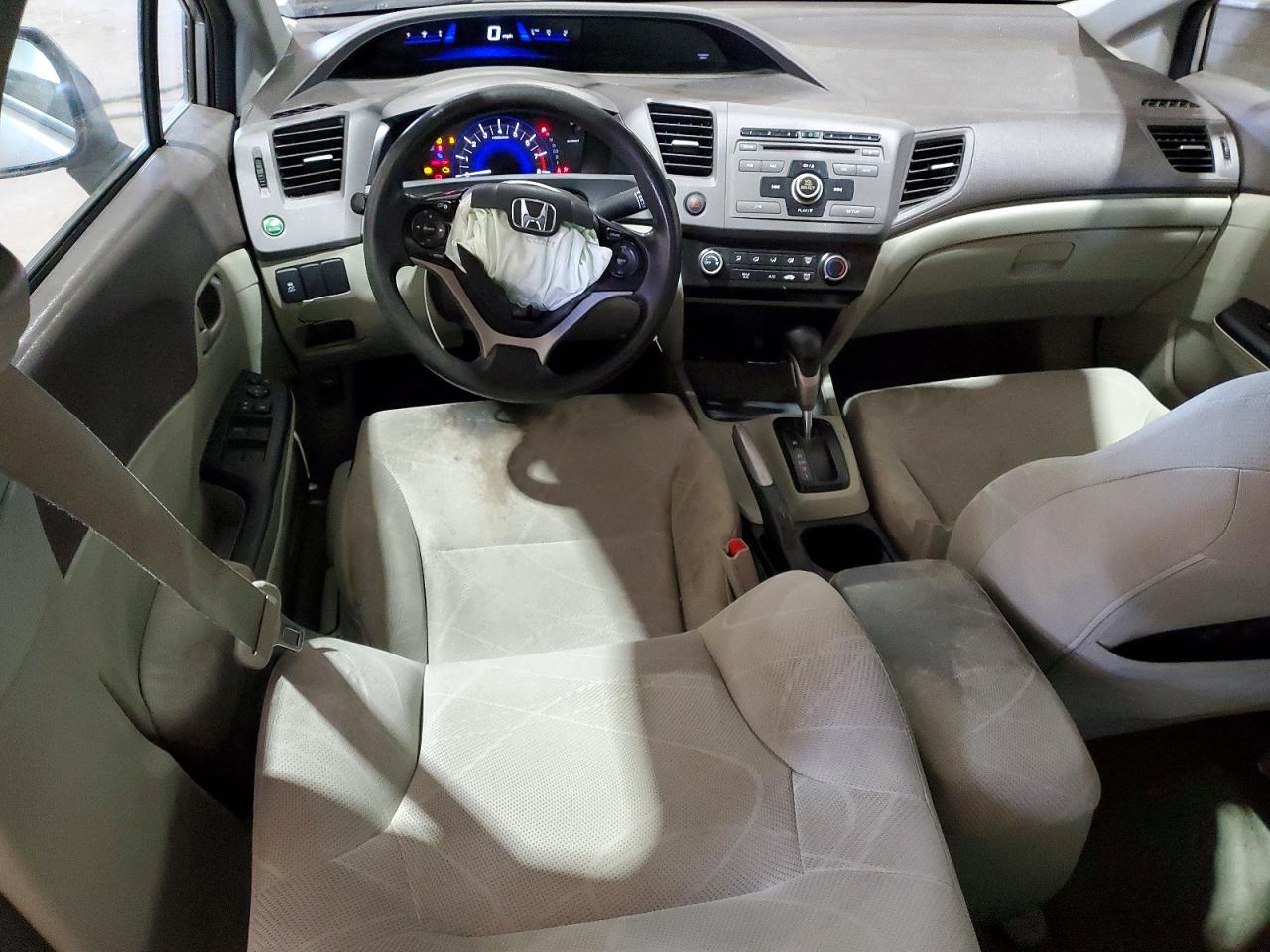 2012 Honda Civic Lx Silver vin: 19XFB2F51CE372994