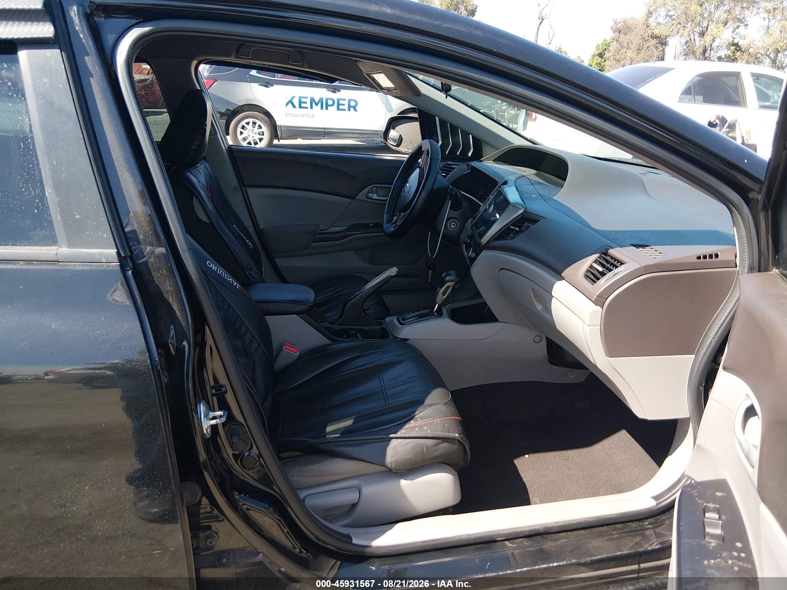 2012 Honda Civic Lx Black vin: 19XFB2F51CE375121