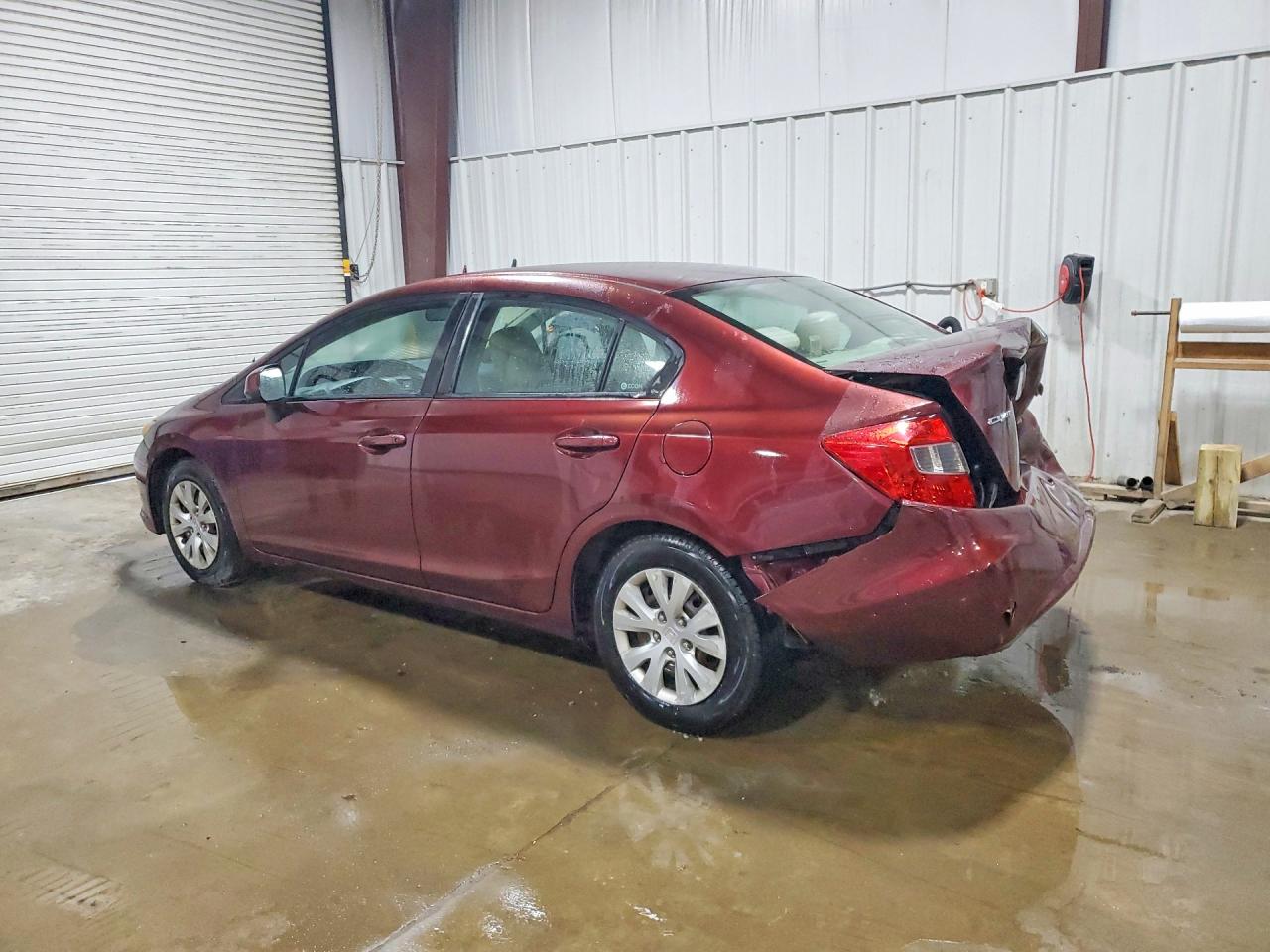 2012 Honda Civic Lx Бордовый vin: 19XFB2F51CE377032