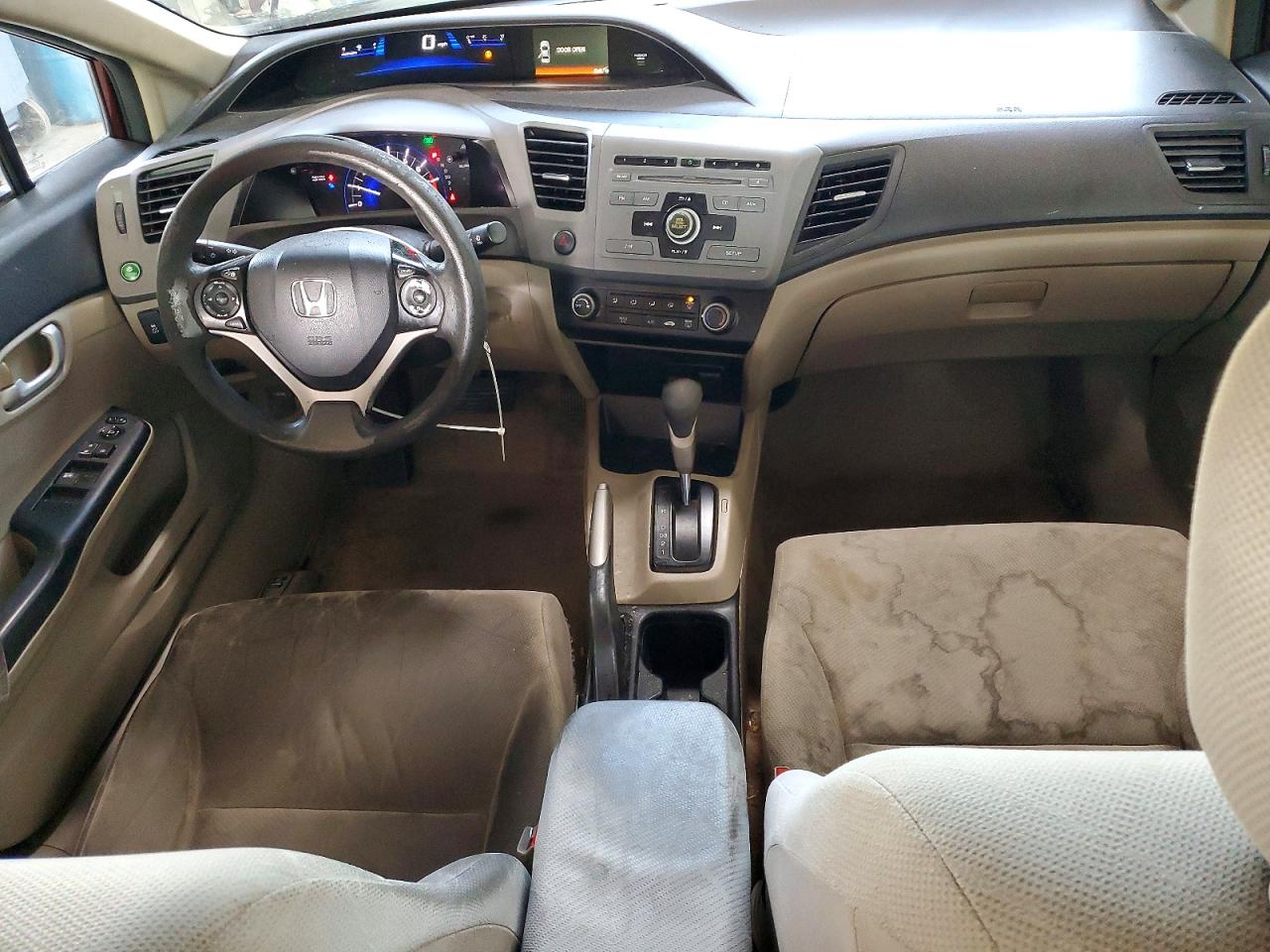 2012 Honda Civic Lx Бордовый vin: 19XFB2F51CE377032