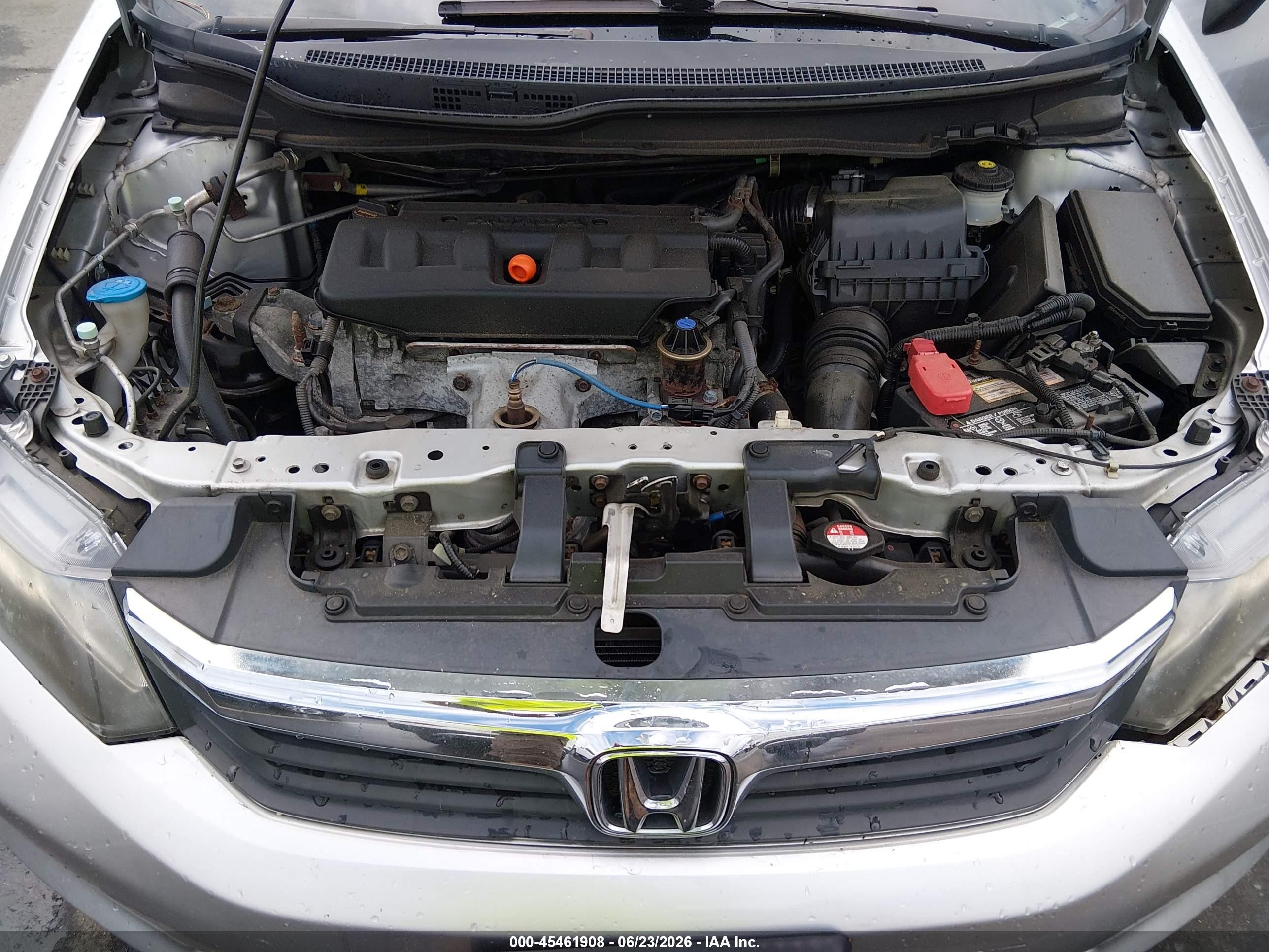 2012 Honda Civic Lx Серебряный vin: 19XFB2F51CE386975