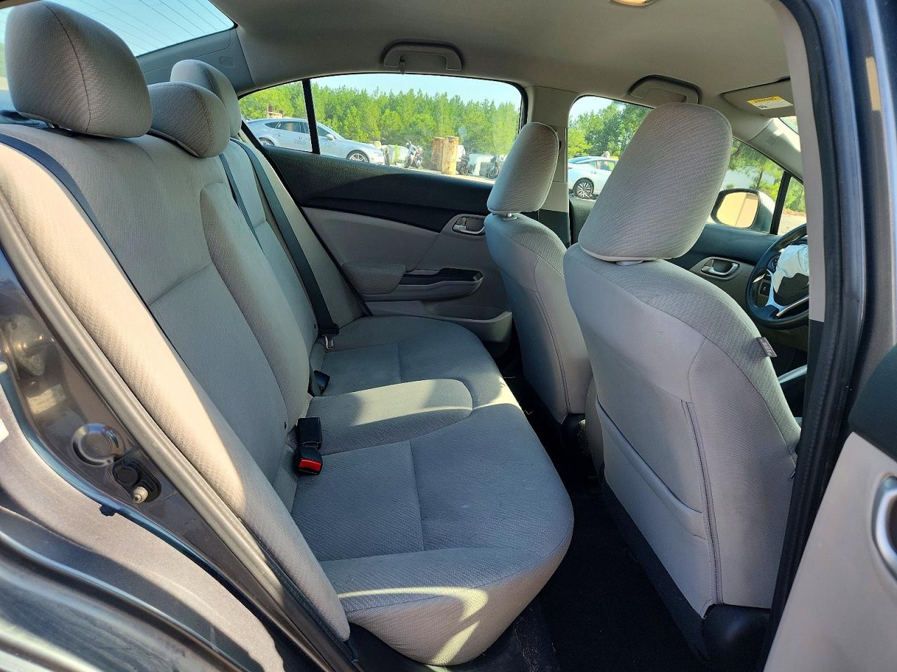 2013 Honda Civic Lx Gray vin: 19XFB2F51DE003666
