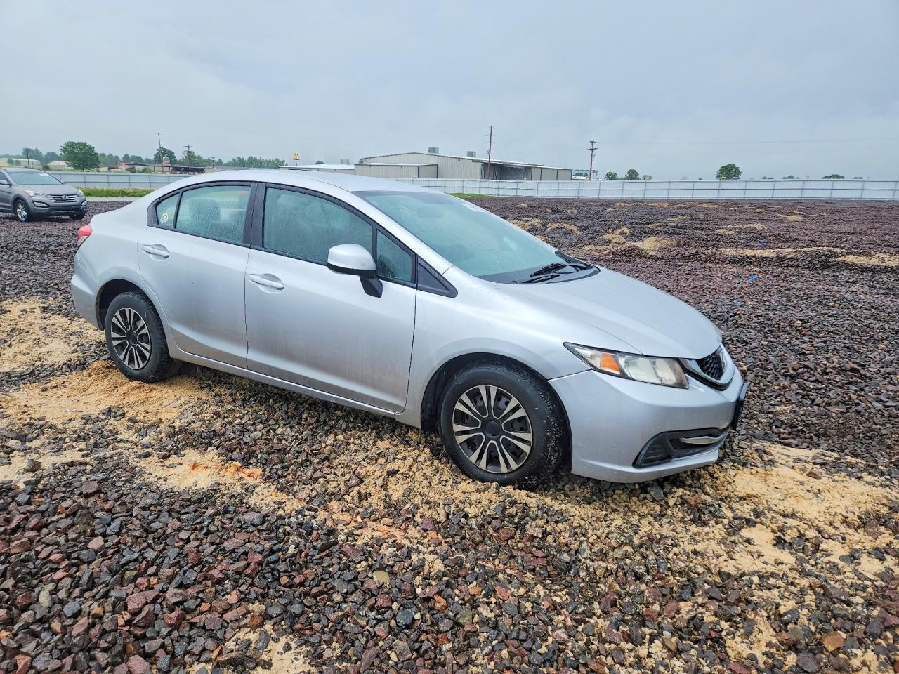 2013 Honda Civic Lx Silver vin: 19XFB2F51DE006096