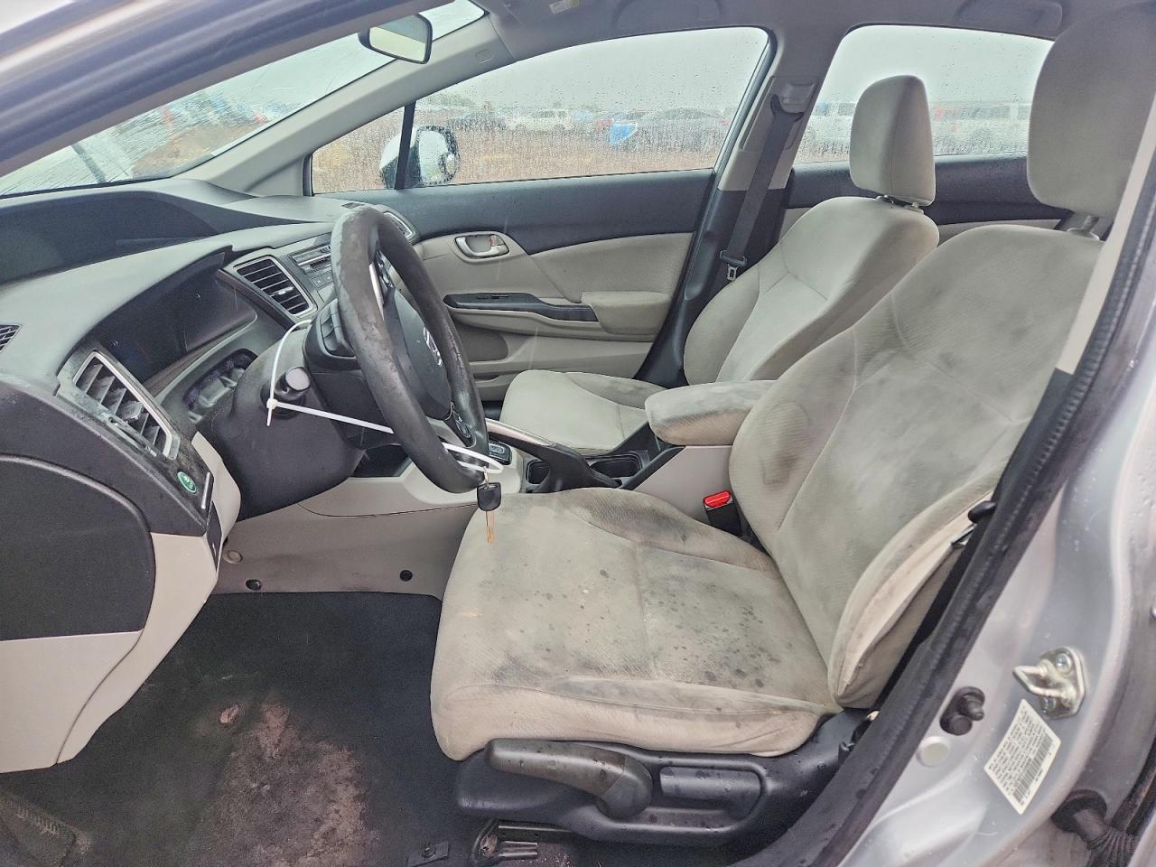 2013 Honda Civic Lx Silver vin: 19XFB2F51DE006096