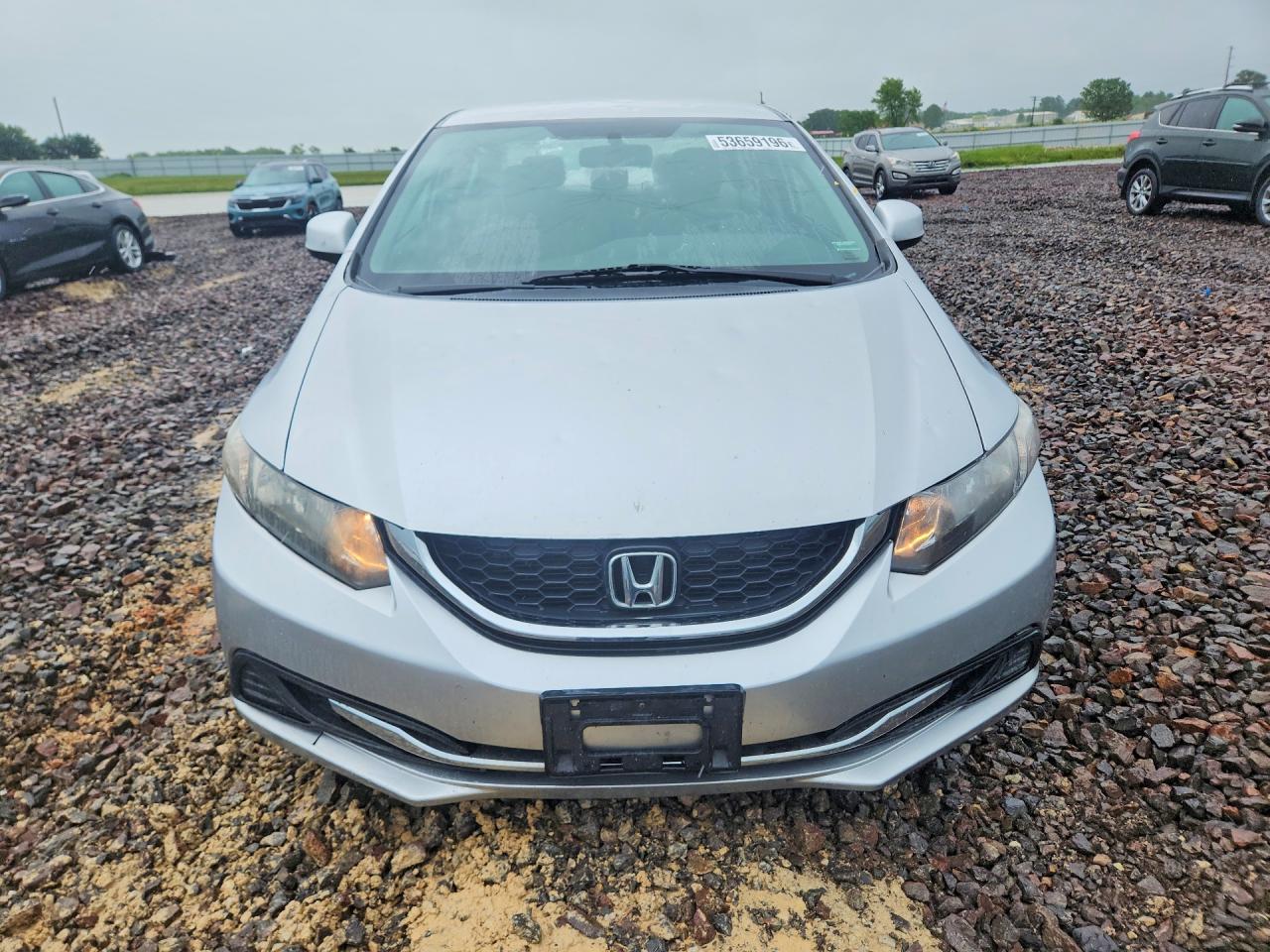 2013 Honda Civic Lx Silver vin: 19XFB2F51DE006096