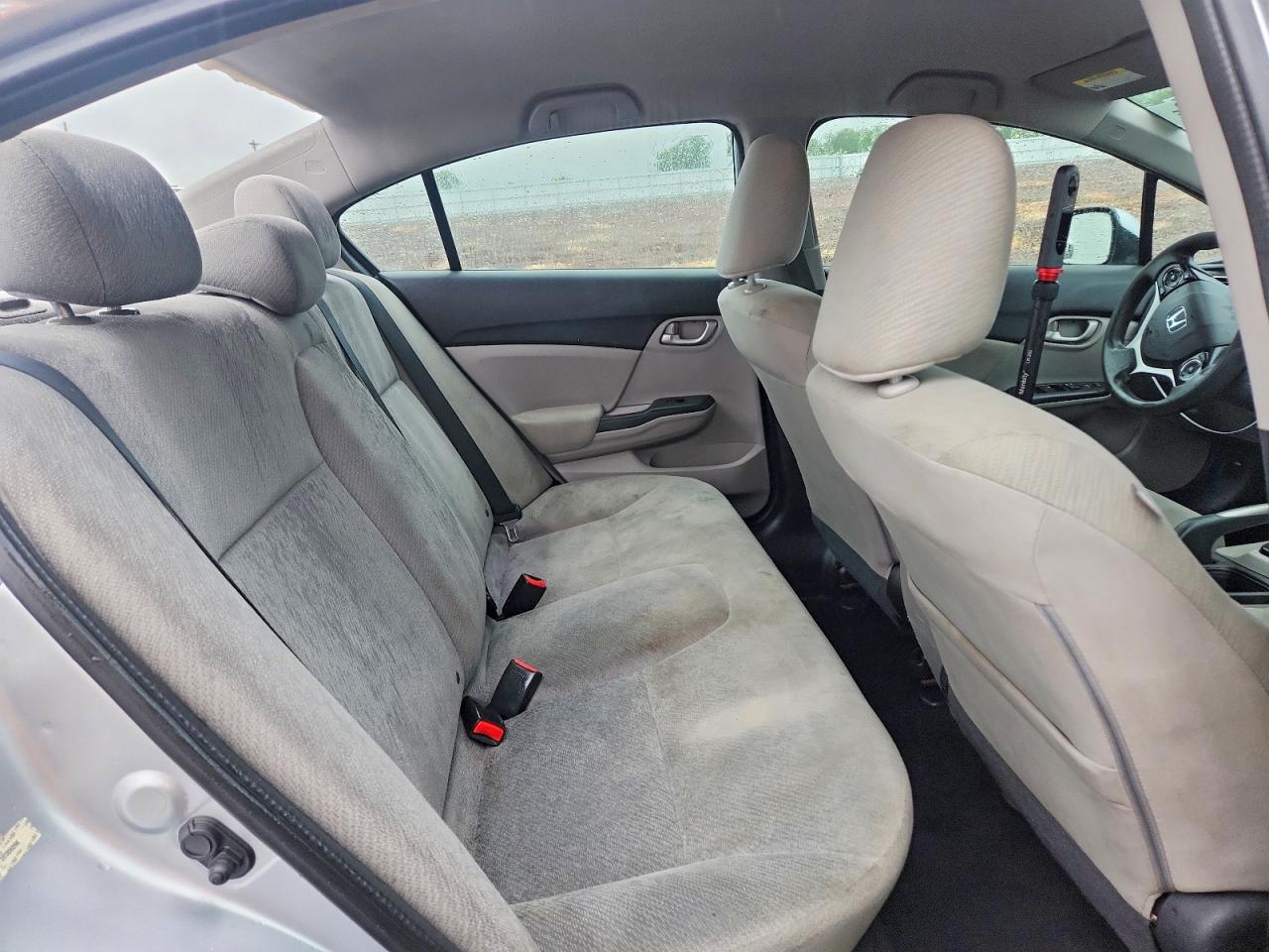 2013 Honda Civic Lx Silver vin: 19XFB2F51DE006096