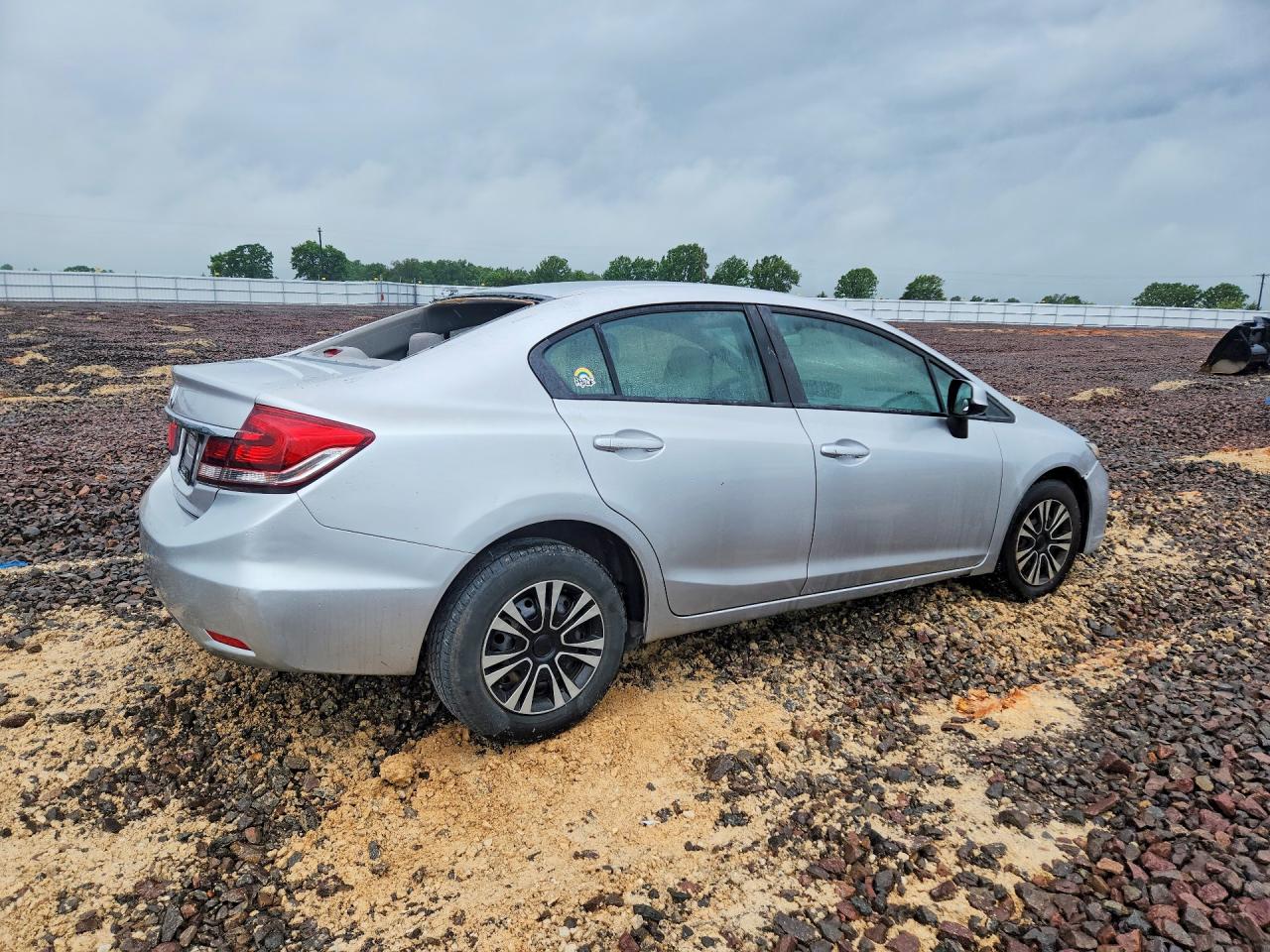 2013 Honda Civic Lx Silver vin: 19XFB2F51DE006096