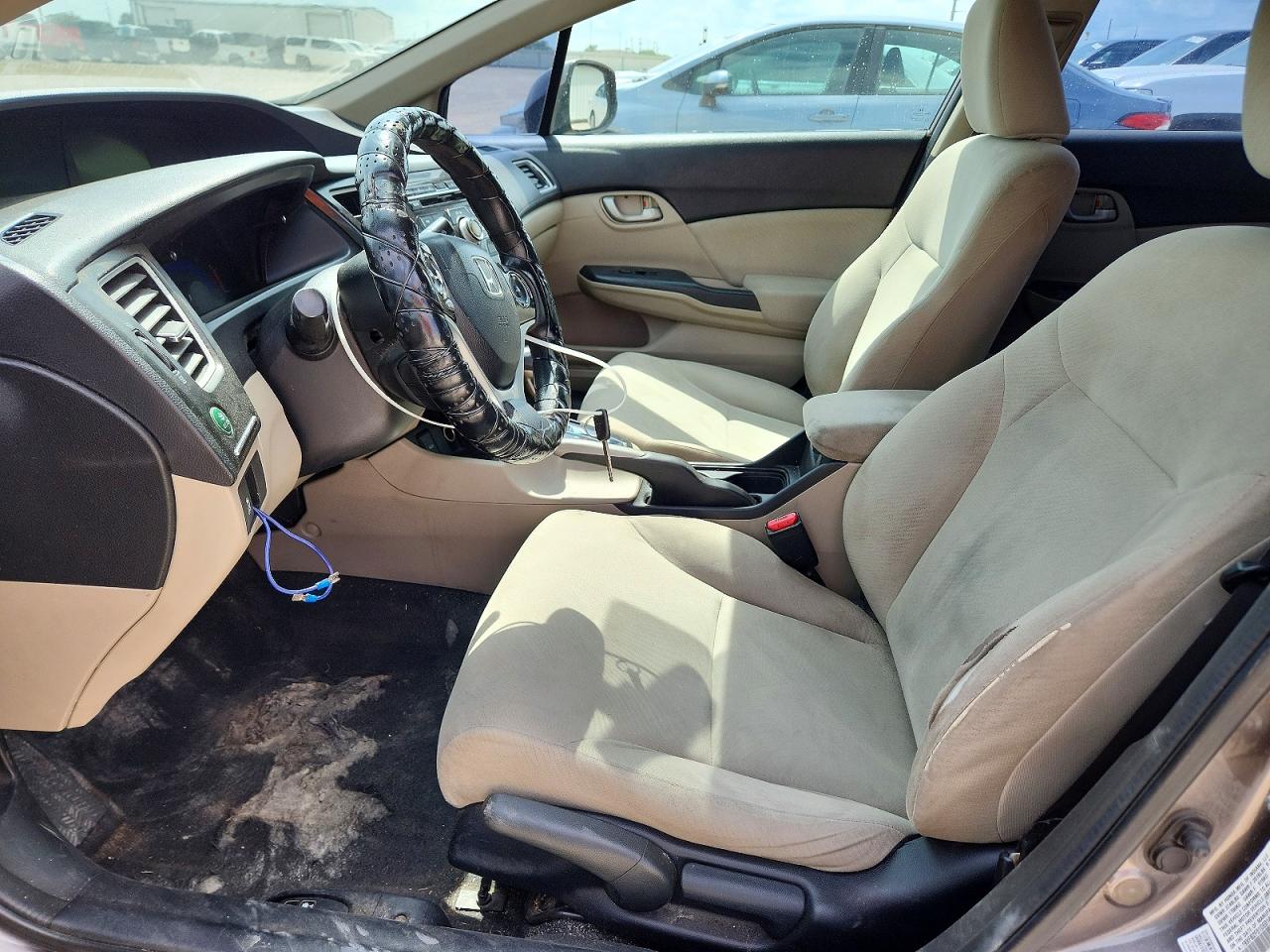2013 Honda Civic Lx Gray vin: 19XFB2F51DE014831