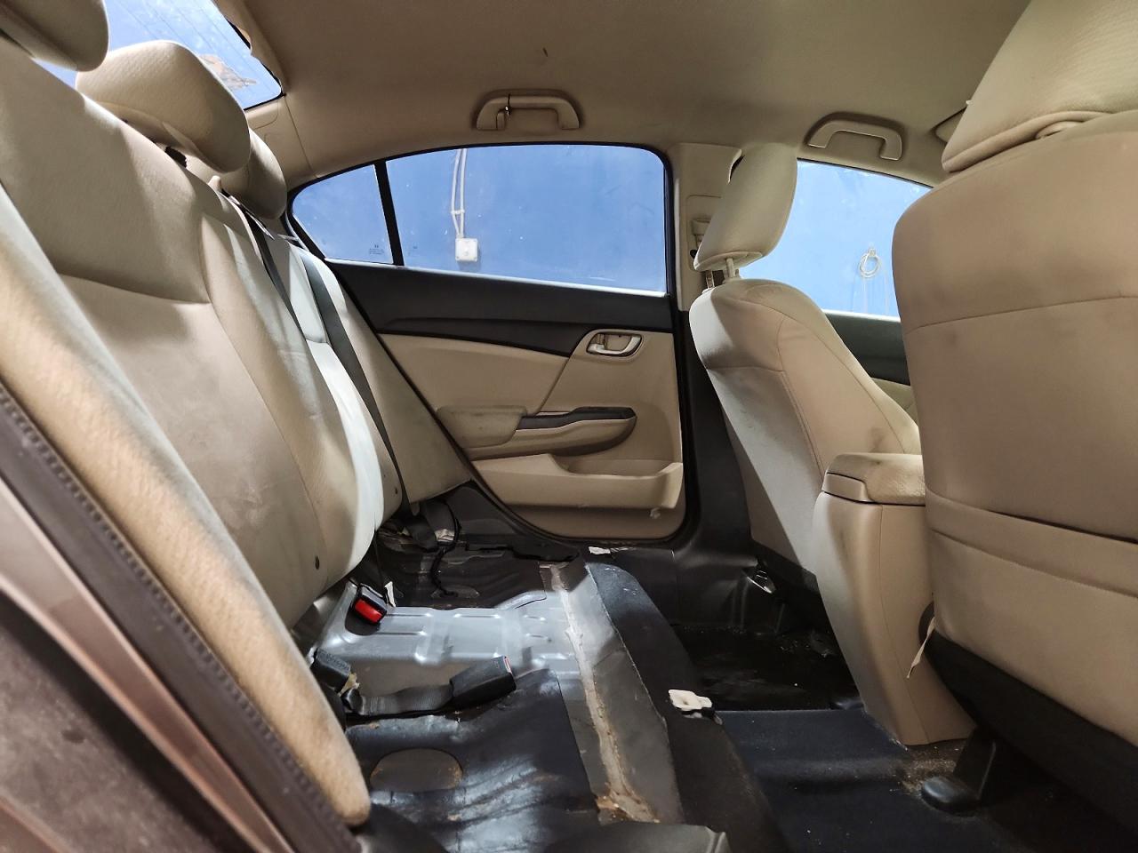 2013 Honda Civic Lx Gray vin: 19XFB2F51DE014831