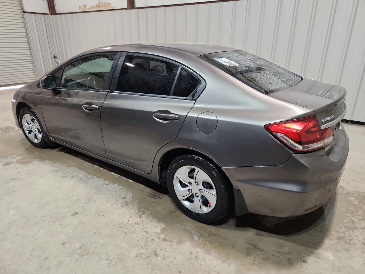 2013 Honda Civic Lx Gray vin: 19XFB2F51DE014831 Damage: Left Qtr Panel, Dent(S) W/ Paint Dmg, 5 To 6 Inches