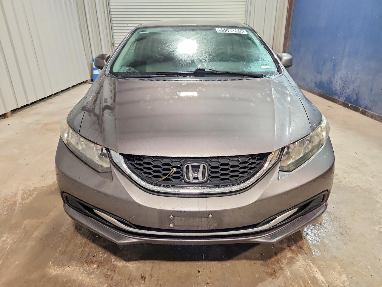 2013 Honda Civic Lx Gray vin: 19XFB2F51DE014831