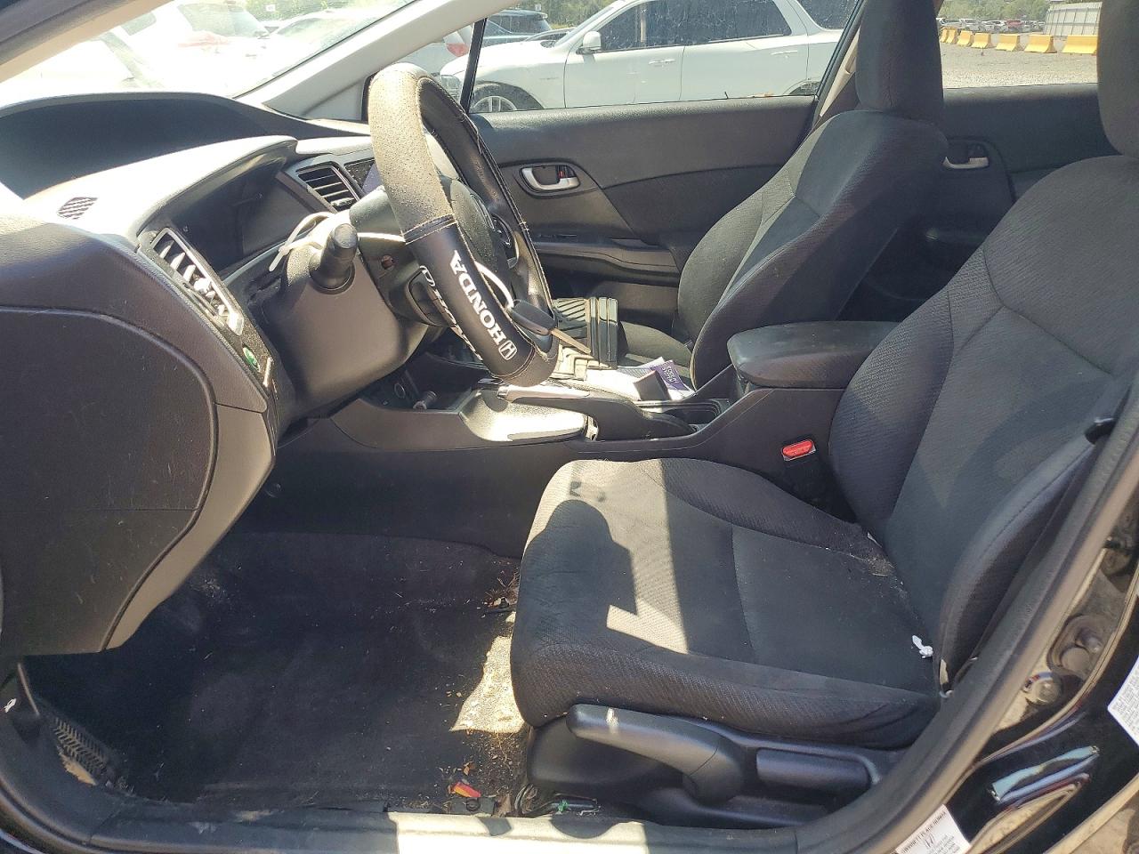 2013 Honda Civic Lx Black vin: 19XFB2F51DE016594