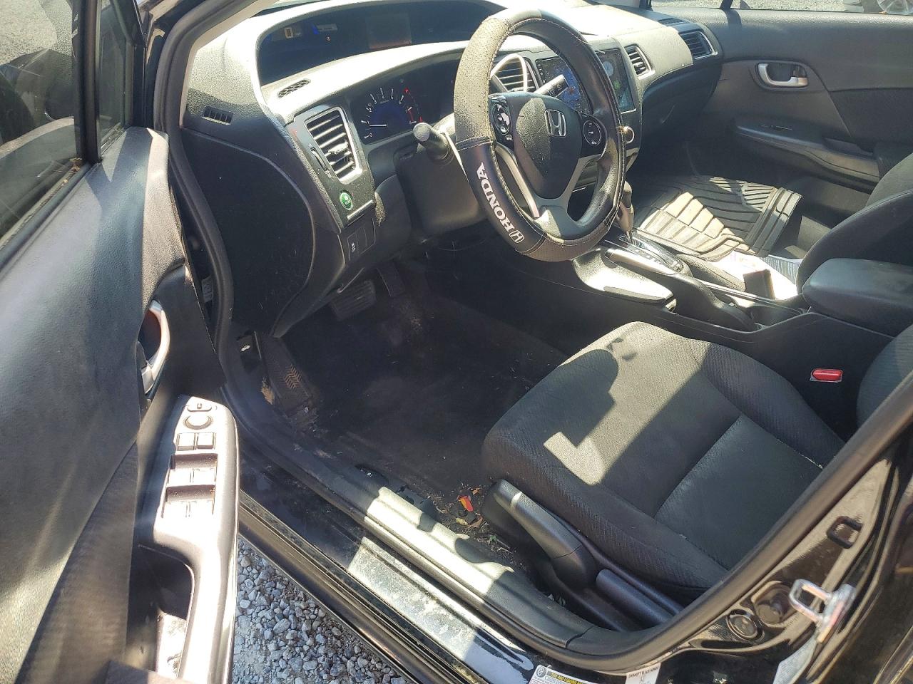 2013 Honda Civic Lx Black vin: 19XFB2F51DE016594