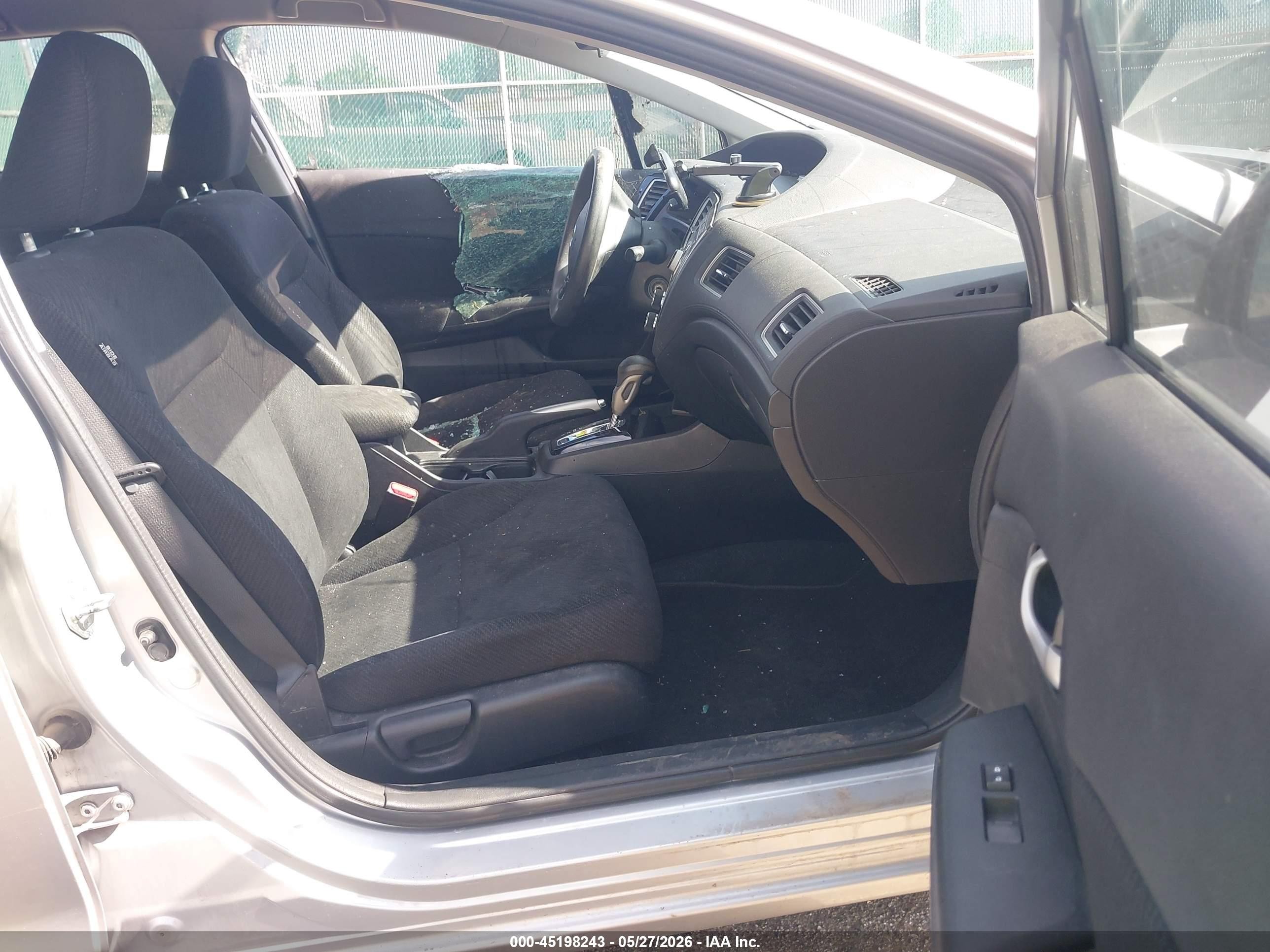 2013 Honda Civic Lx Silver vin: 19XFB2F51DE016613