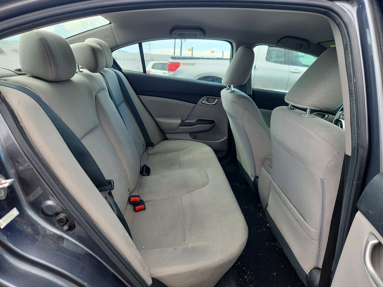 2013 Honda Civic Lx Gray vin: 19XFB2F51DE018345