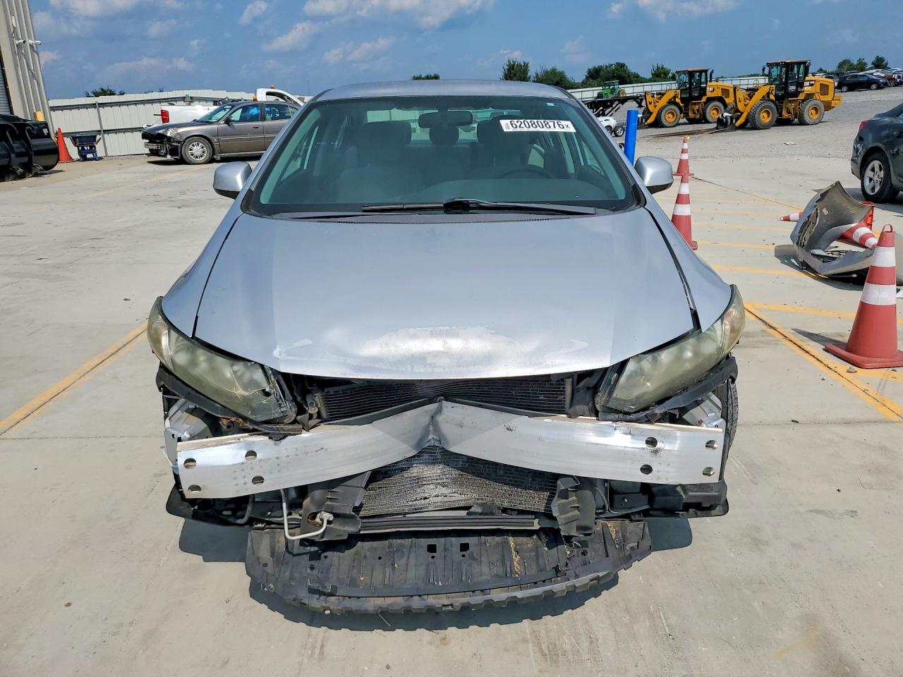 2013 Honda Civic Lx Silver vin: 19XFB2F51DE051751