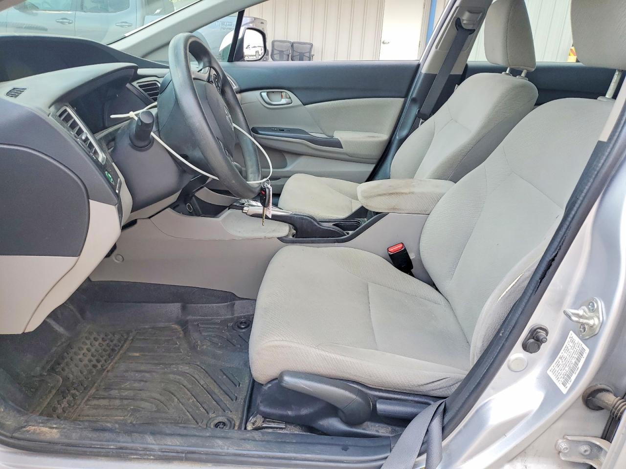 2013 Honda Civic Lx Silver vin: 19XFB2F51DE051751