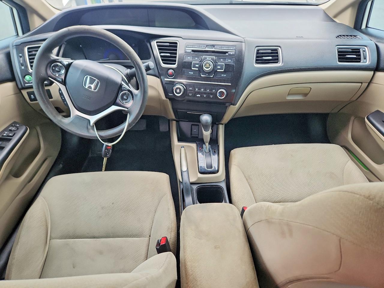 2013 Honda Civic Lx Белый vin: 19XFB2F51DE053161