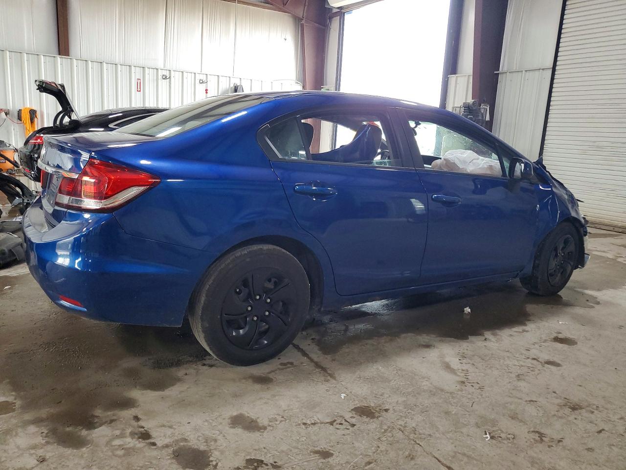 2013 Honda Civic Lx Blue vin: 19XFB2F51DE054472