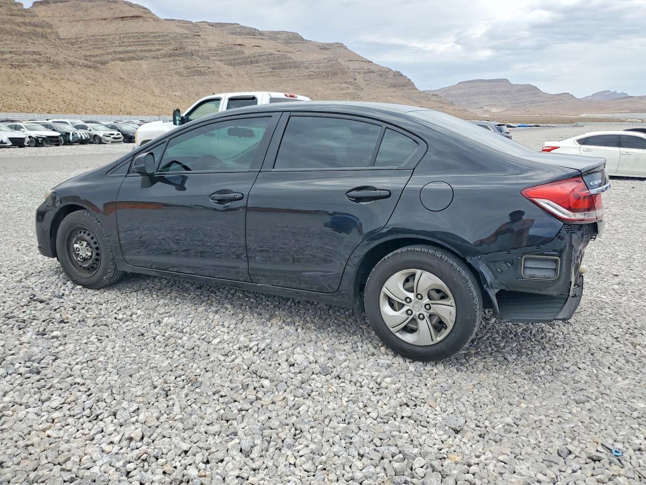 2013 Honda Civic Lx Black vin: 19XFB2F51DE073488