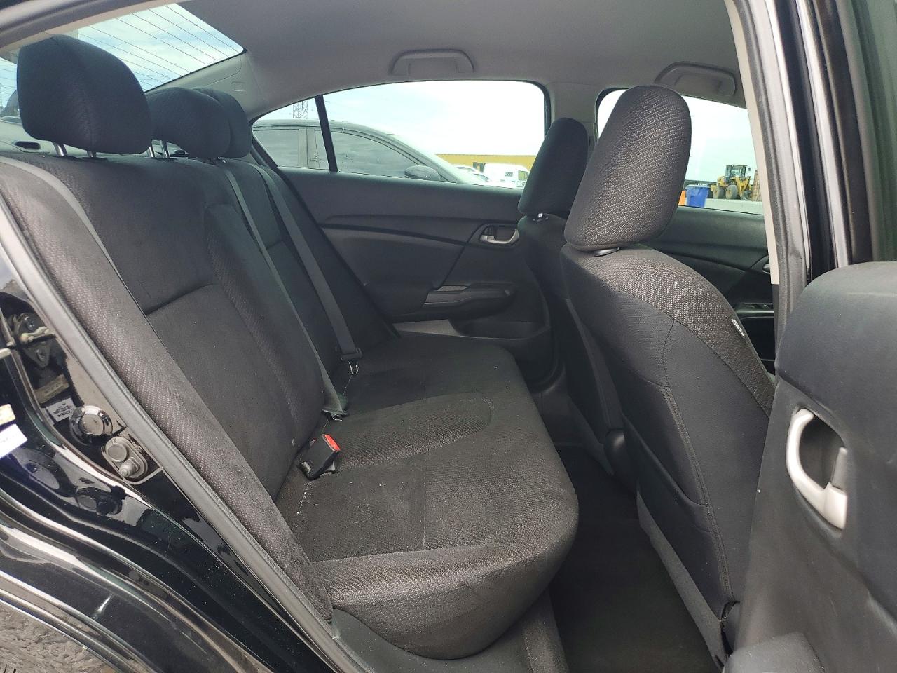 2013 Honda Civic Lx Black vin: 19XFB2F51DE073488