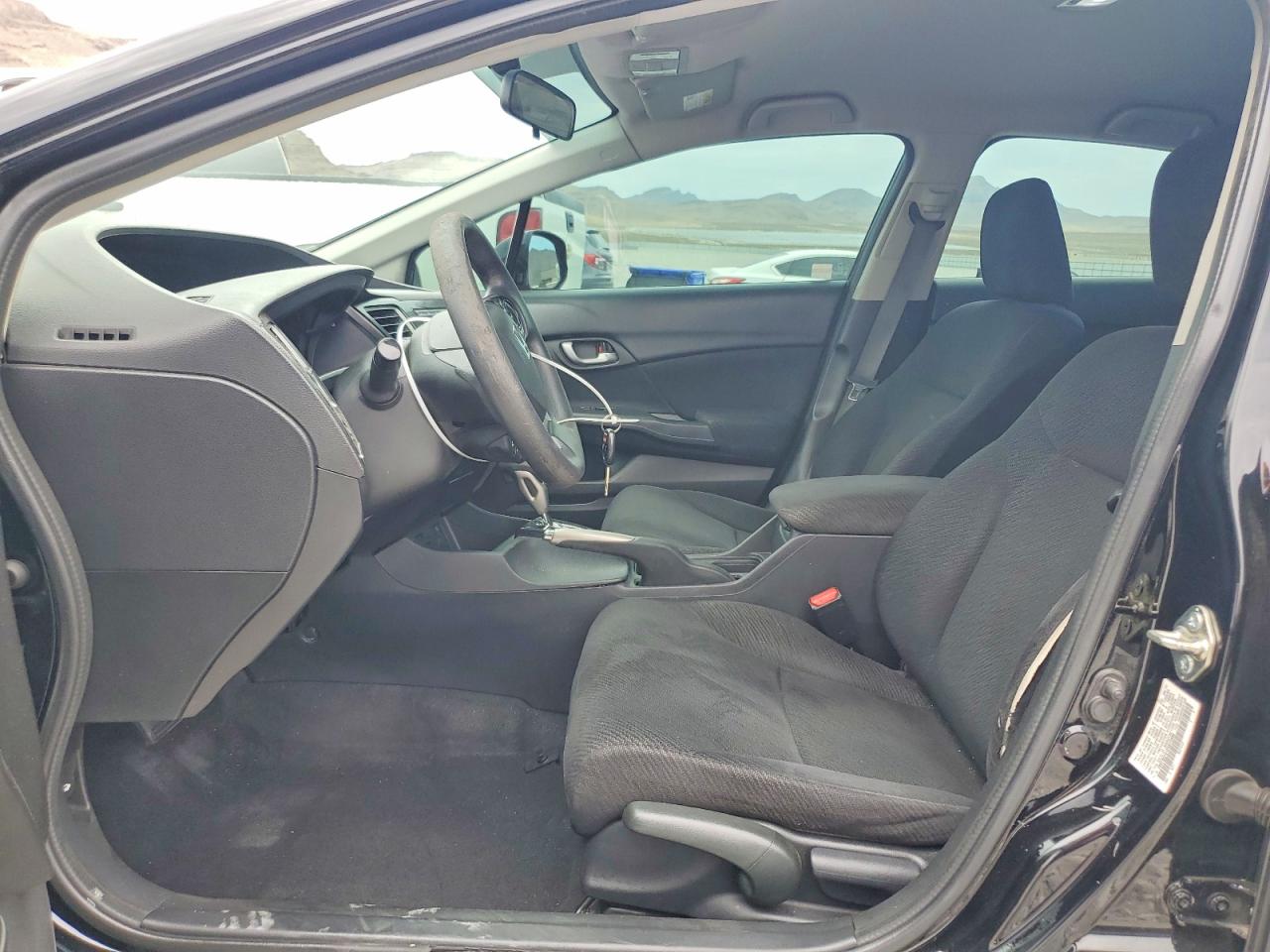 2013 Honda Civic Lx Black vin: 19XFB2F51DE073488