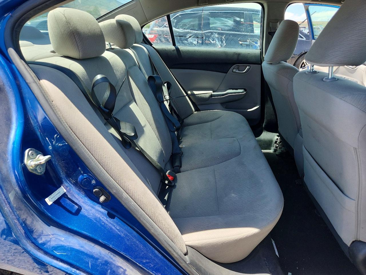 2013 Honda Civic Lx Blue vin: 19XFB2F51DE086869