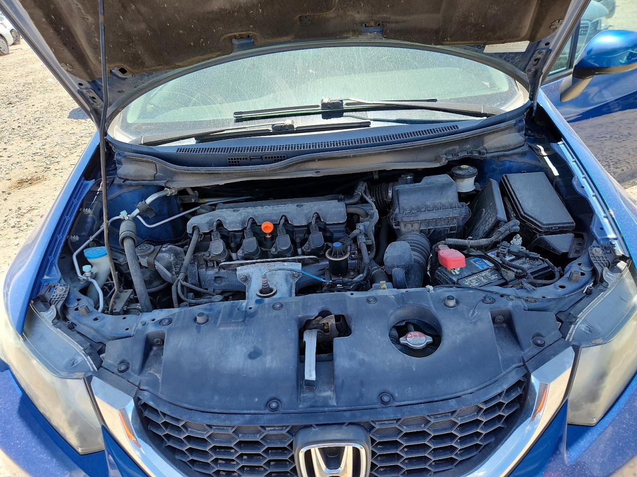 2013 Honda Civic Lx Blue vin: 19XFB2F51DE086869