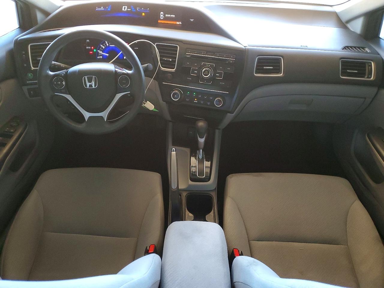 2013 Honda Civic Lx Gray vin: 19XFB2F51DE089139