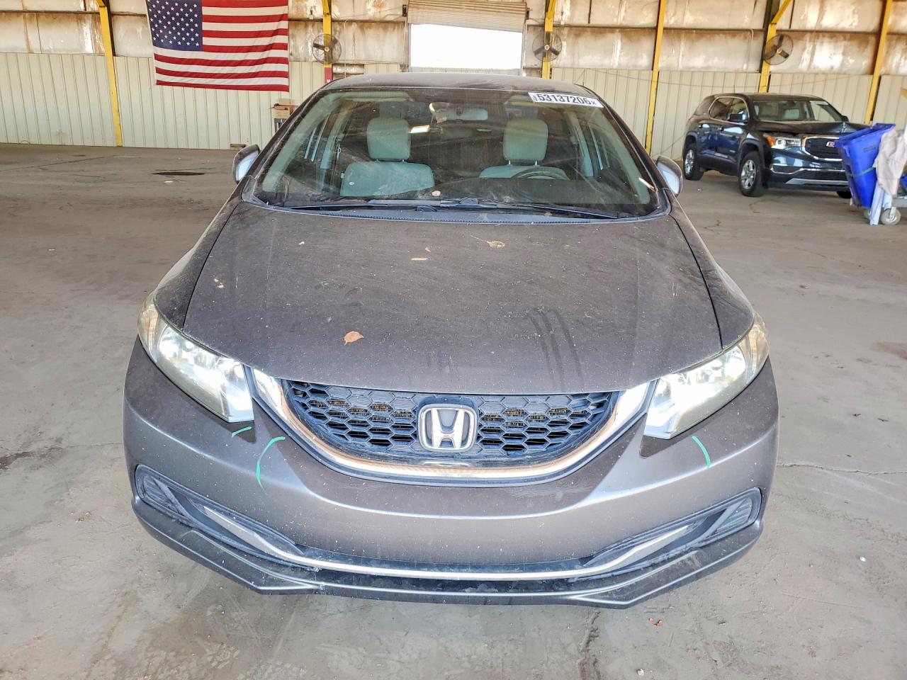 2013 Honda Civic Lx Gray vin: 19XFB2F51DE089139