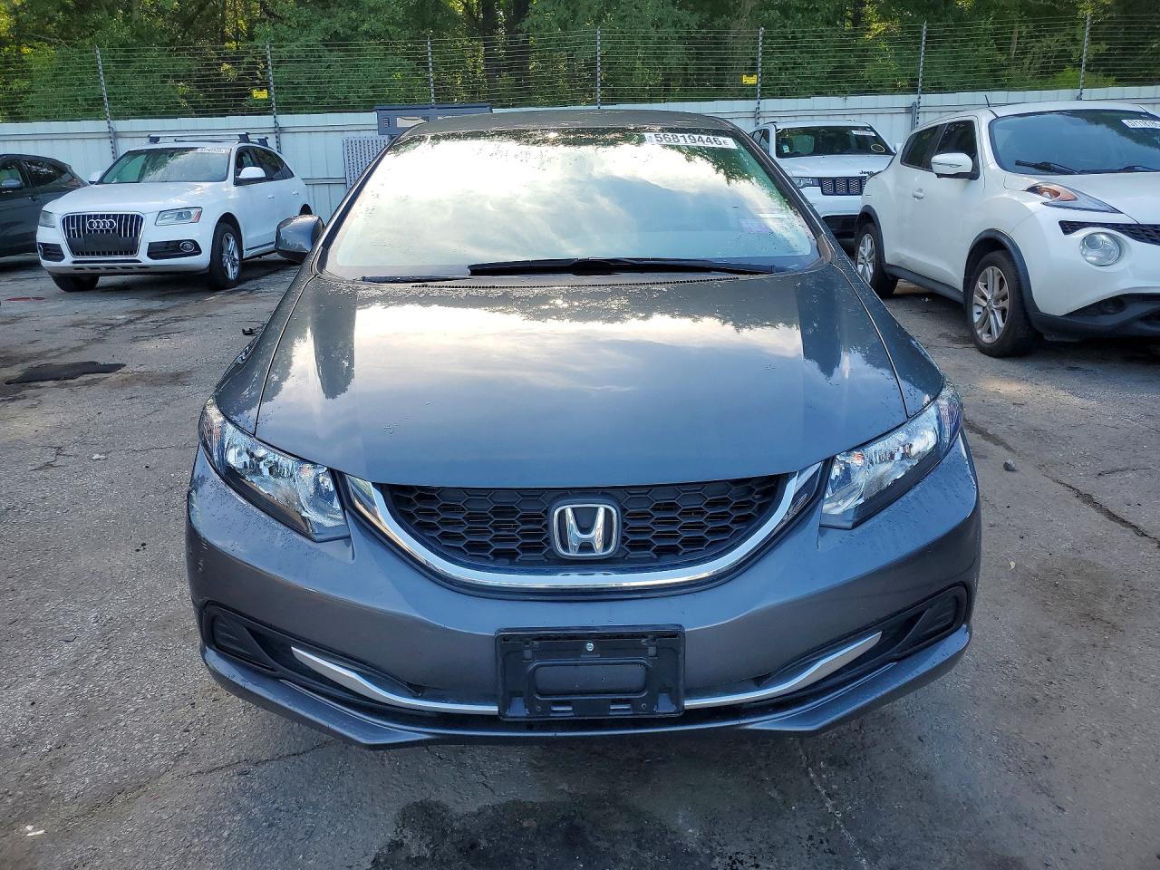 2013 Honda Civic Lx Black vin: 19XFB2F51DE092929